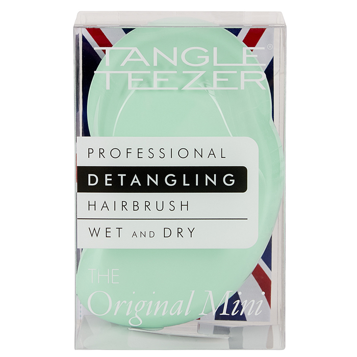 Тангл Тизер Расческа Mini Marine Splash для прямых и волнистых волос, нежно-салатовая (Tangle Teezer, The Original) фото 6