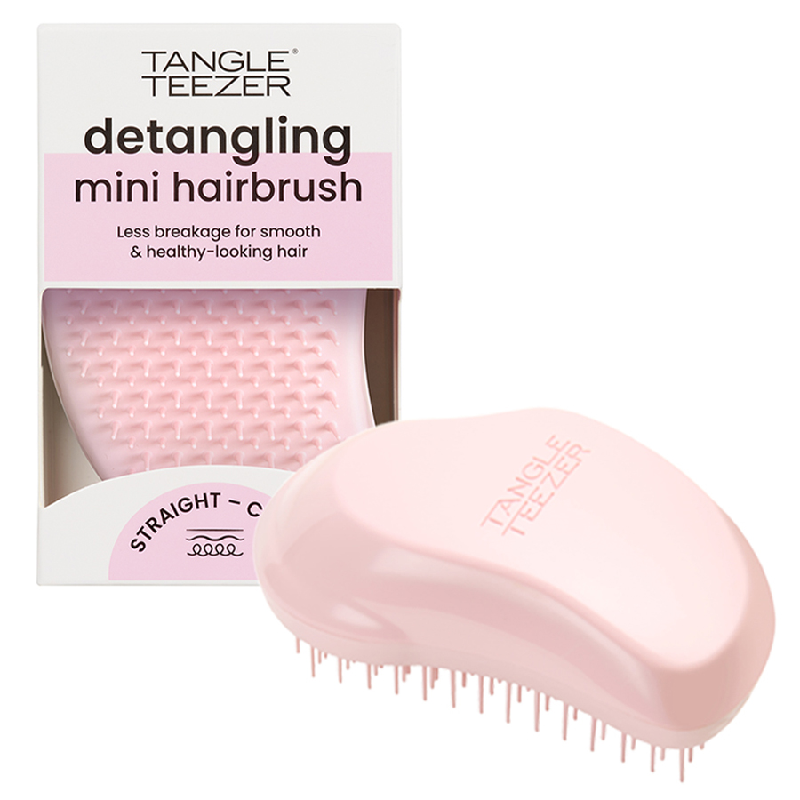 Tangle Teezer Расческа Mini Millennial Pink для сухих и влажных волос, нежно-розовая (Tangle Teezer, The Original)