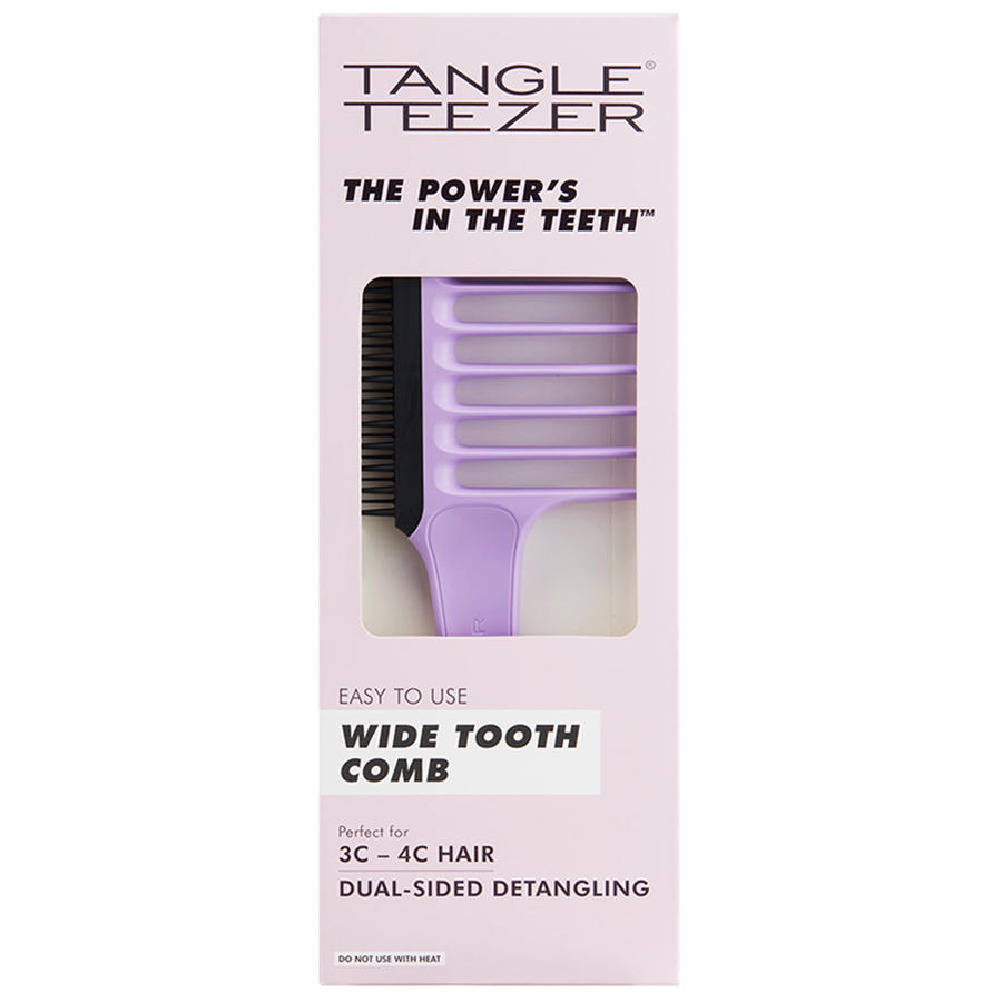 Тангл Тизер Расческа-гребень Purple Passion для кудрявых волос (Tangle Teezer, Wide Tooth Comb) фото 4