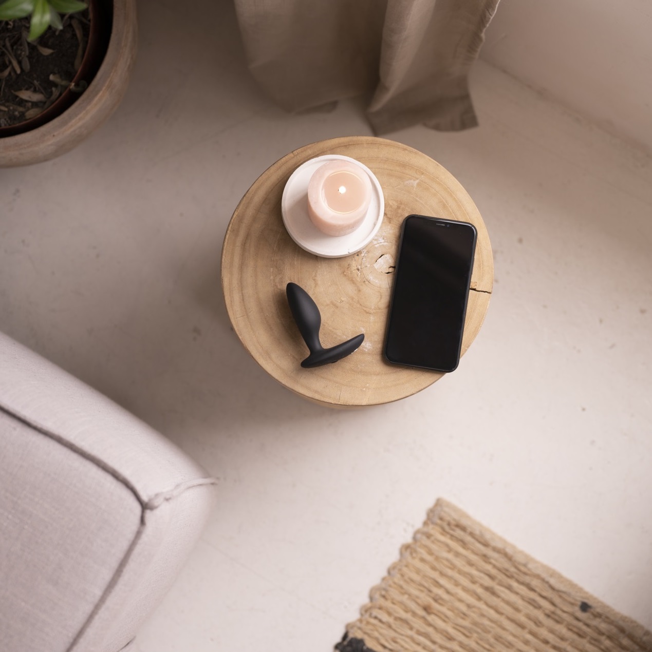 Ви-вайб Анальная вибровтулка Ditto+ для пар, черная (We-Vibe, ) фото 7