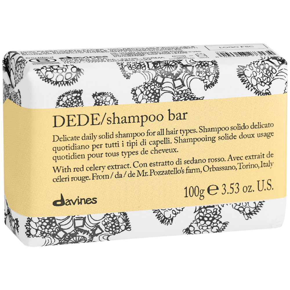 Давинес Твёрдый шампунь для деликатного очищения волос Shampoo Bar, 100 г (Davines, Essential Haircare) фото 0