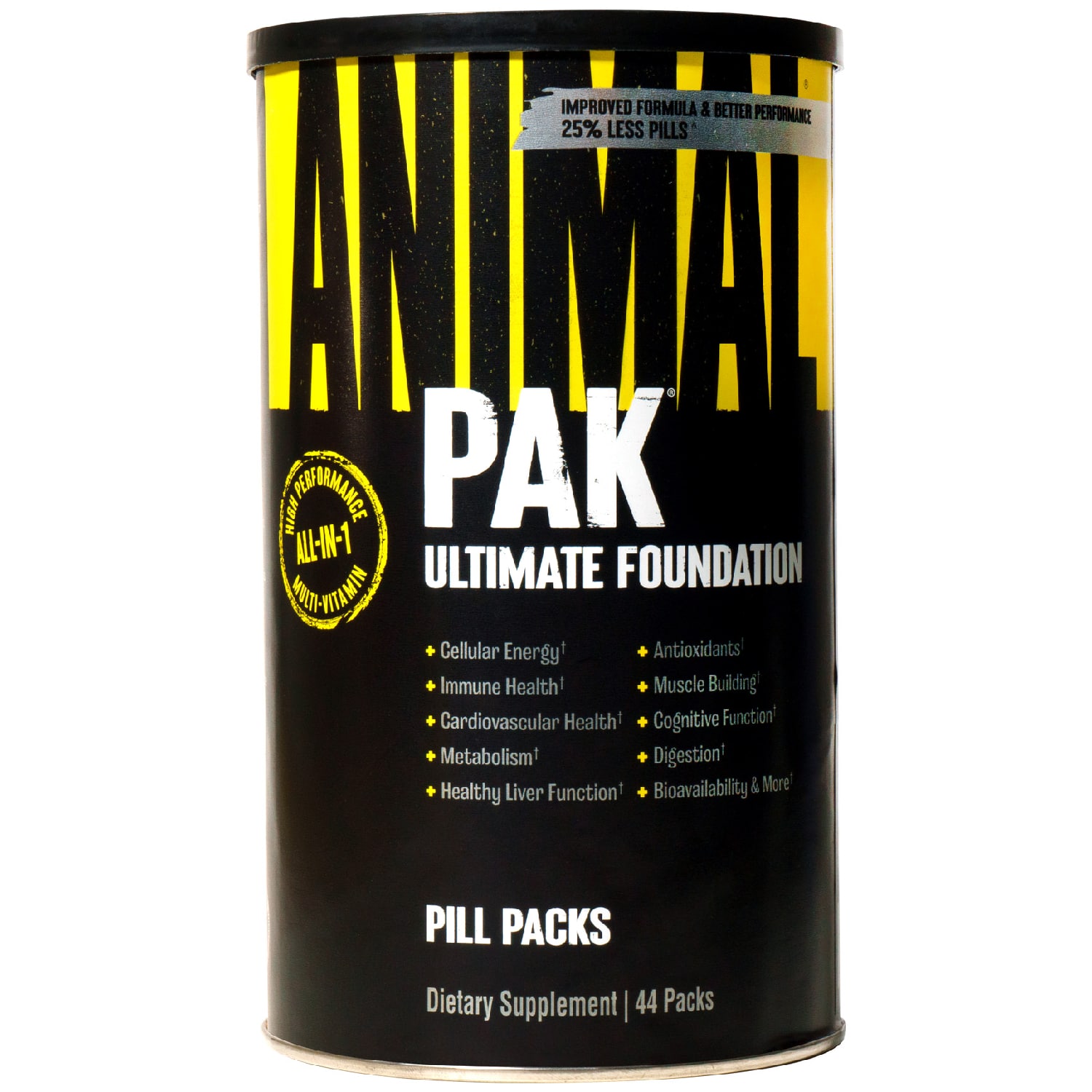 Animal Спортивный витаминно-минеральный комплекс Universal Nutrition Animal Pak, 44 порции, 8 таблеток (Animal, Витамины и минералы) витамины и минералы комплекс вкус апельсиновый взрыв pak powder animal порошок 411г