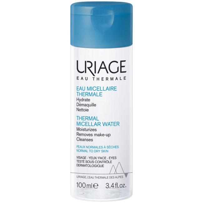 Uriage Очищающая мицеллярная вода для нормальной и сухой кожи, 100 мл (Uriage, Гигиена Uriage)