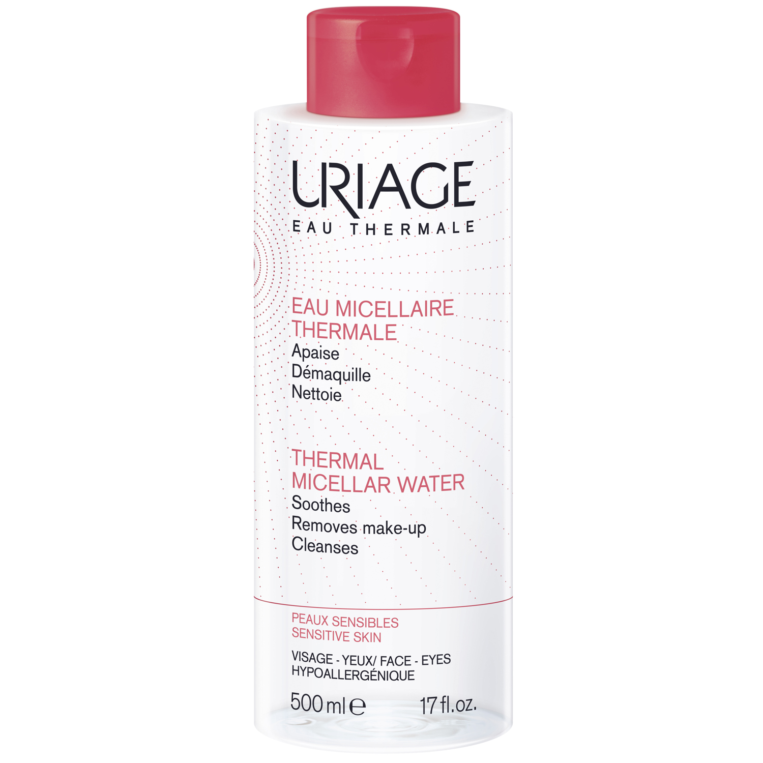 uriage очищающая мицеллярная вода для комбинированной и жирной кожи 250 мл uriage гигиена uriage Uriage Очищающая мицеллярная вода для чувствительной кожи, 500 мл (Uriage, Гигиена Uriage)