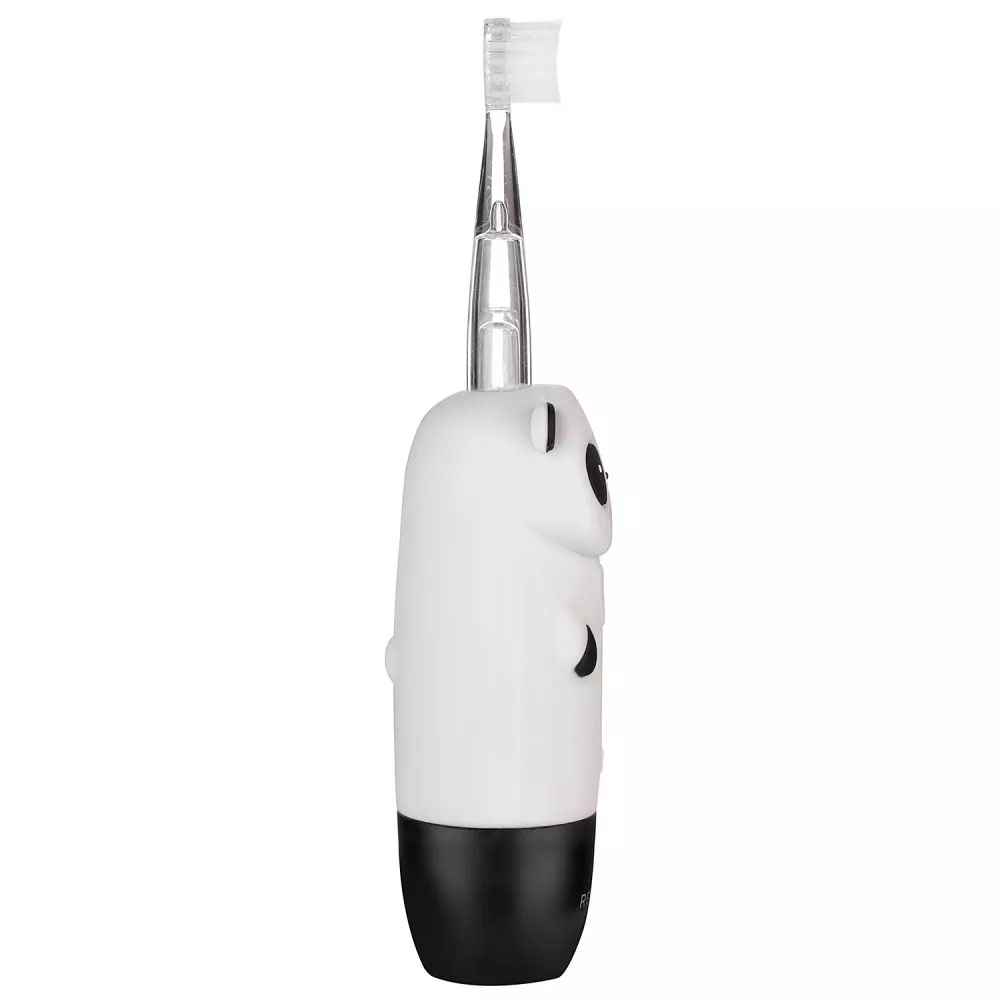  Детская электрическая звуковая зубная щетка RL 025 Baby Panda 1+, чёрная (REVYLINE, Электрические зубные щетки) фото 3