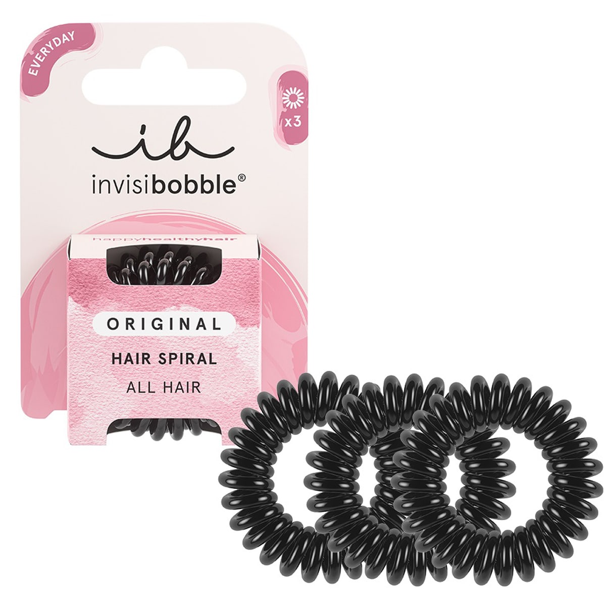Инвизибабл Резинка-браслет для волос True Black (Invisibobble, Original) фото 0