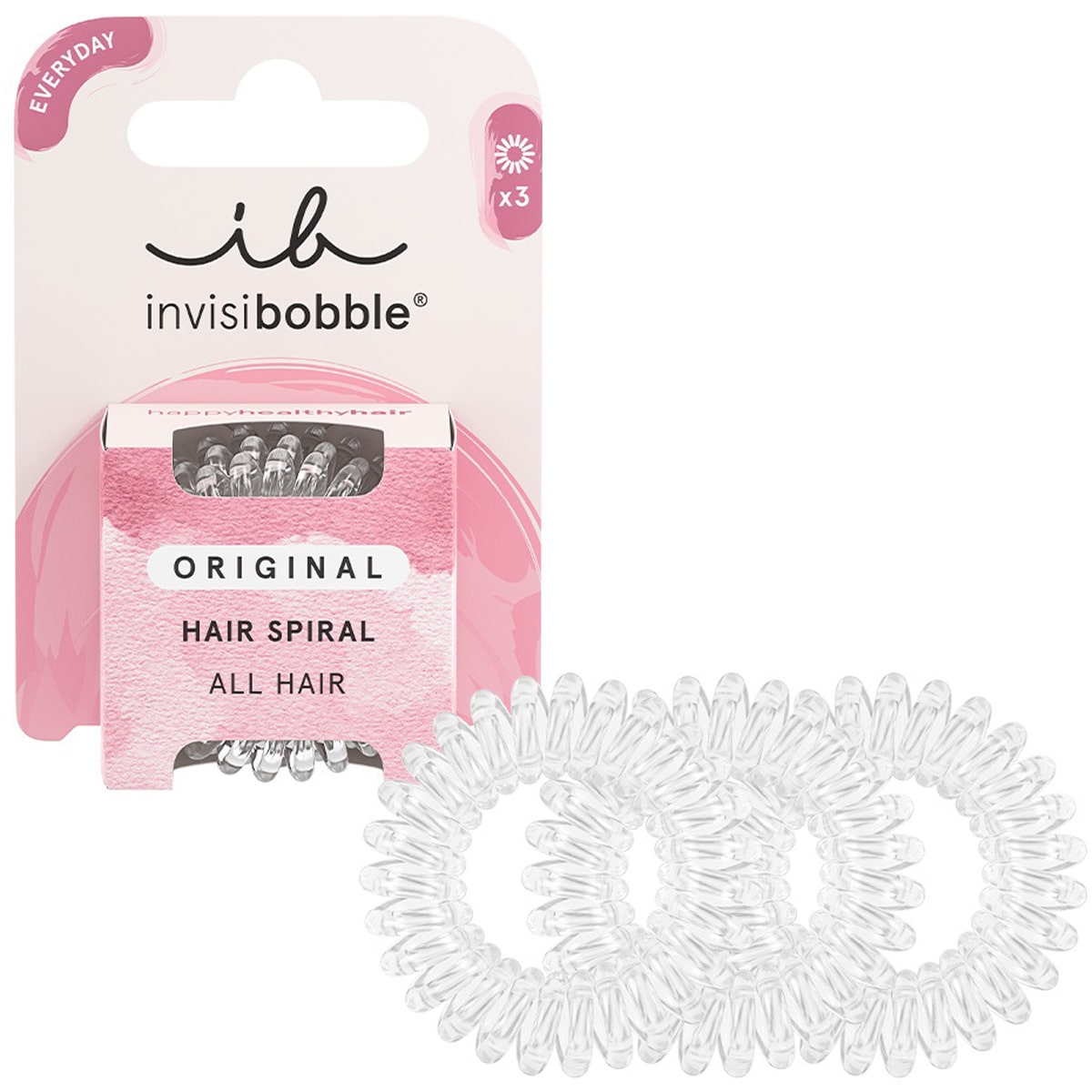 Инвизибабл Резинка-браслет для волос Crystal Clear (Invisibobble, Original) фото 0