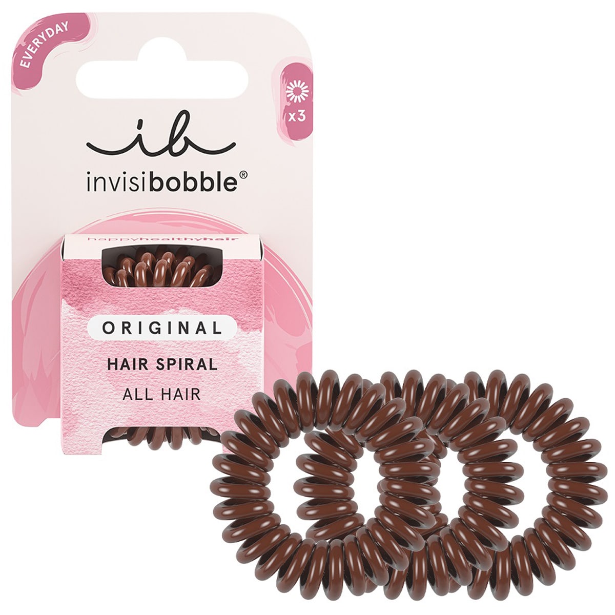 Invisibobble Резинка-браслет для волос Pretzel Brown (Invisibobble, Original) invisibobble original бесследное кольцо для волос кристально чистое 3 шт в упаковке