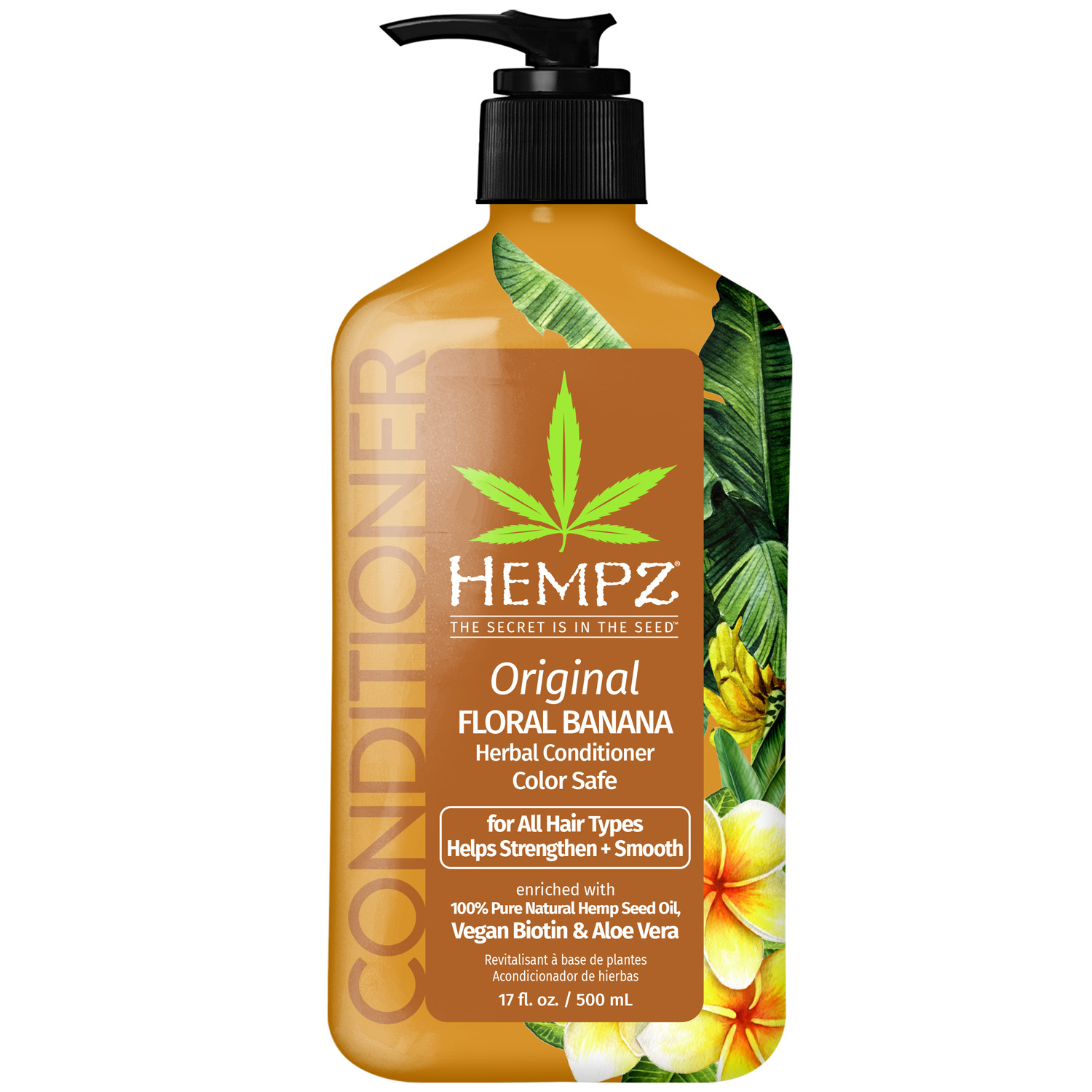 Hempz Бессульфатный кондиционер Original Herbal Conditioner For Damaged & Color Treated Hair, 500 мл (Hempz, Оригинальная коллекция)
