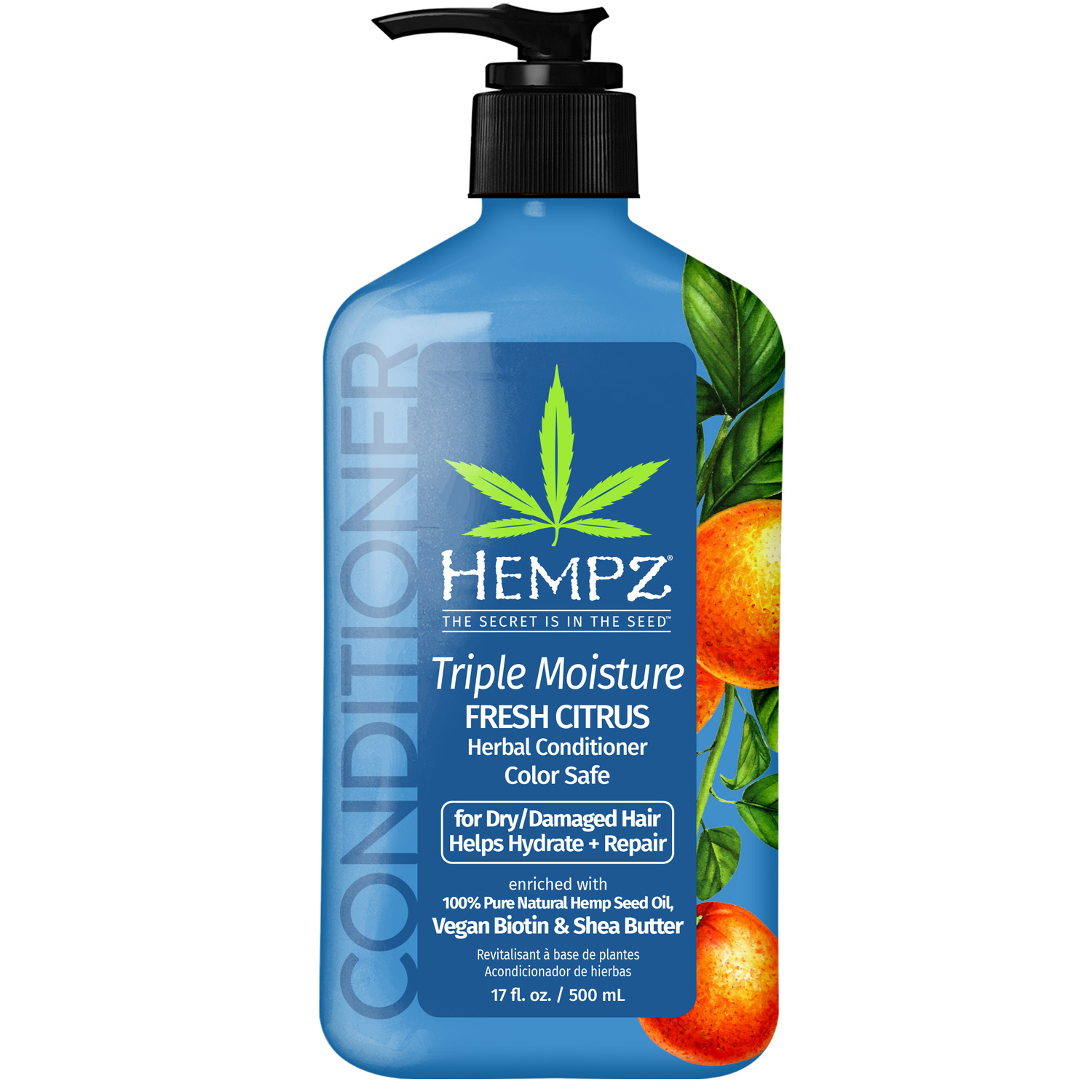 Hempz Кондиционер Triple Moisture Whipped Crème Conditioner & Hair Mask, 500 мл (Hempz, Тройное увлажнение) hempz растительный шампунь triple moisture replenishing shampoo 250 мл hempz тройное увлажнение