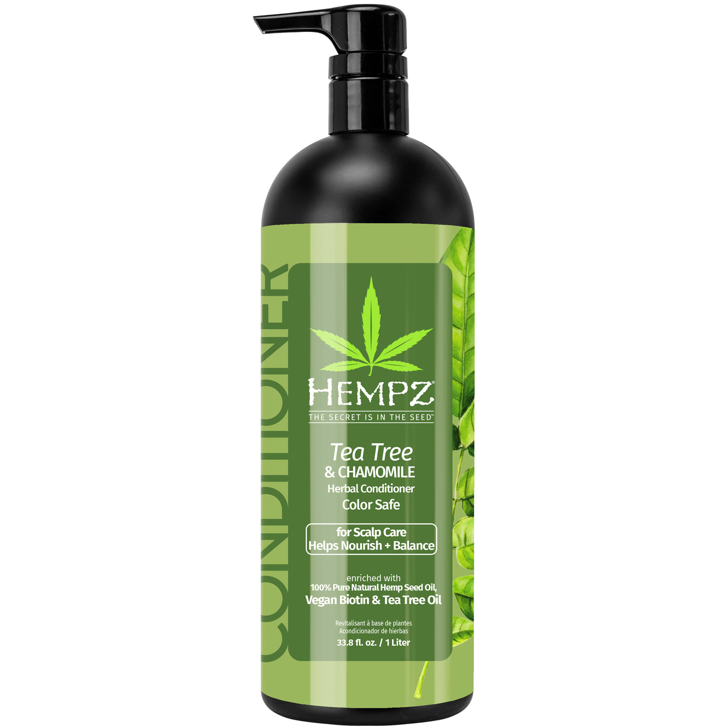 Хемпз Кондиционер Tea Tree & Chamomile Herbal, 1000 мл (Hempz, Чайное дерево и ромашка) фото 0