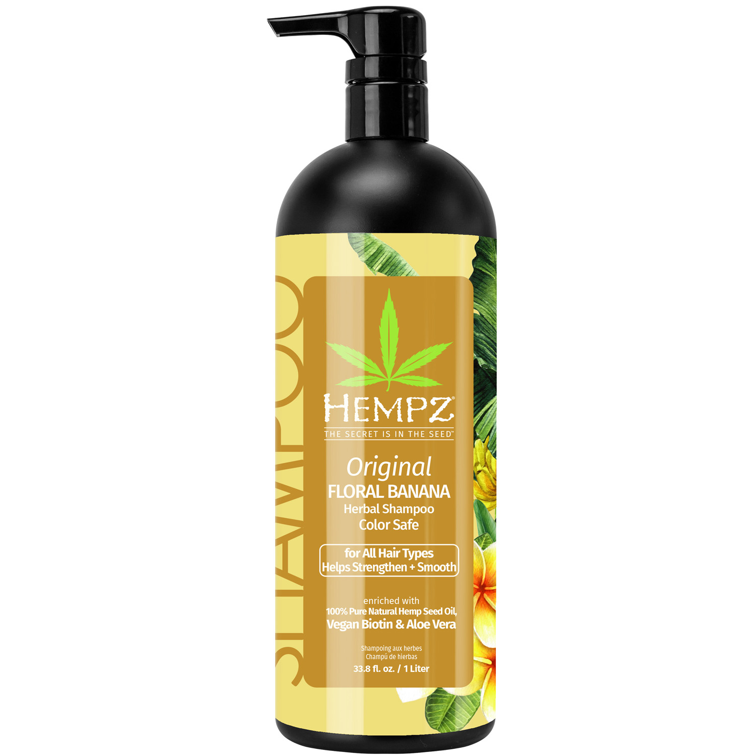 Hempz Бессульфатный шампунь Original Herbal Shampoo For Damaged & Color Treated Hair, 1000 мл (Hempz, Оригинальная коллекция) оригинальная 0281020074 оригинальная электронная плата для двигателя faw j6 xichai