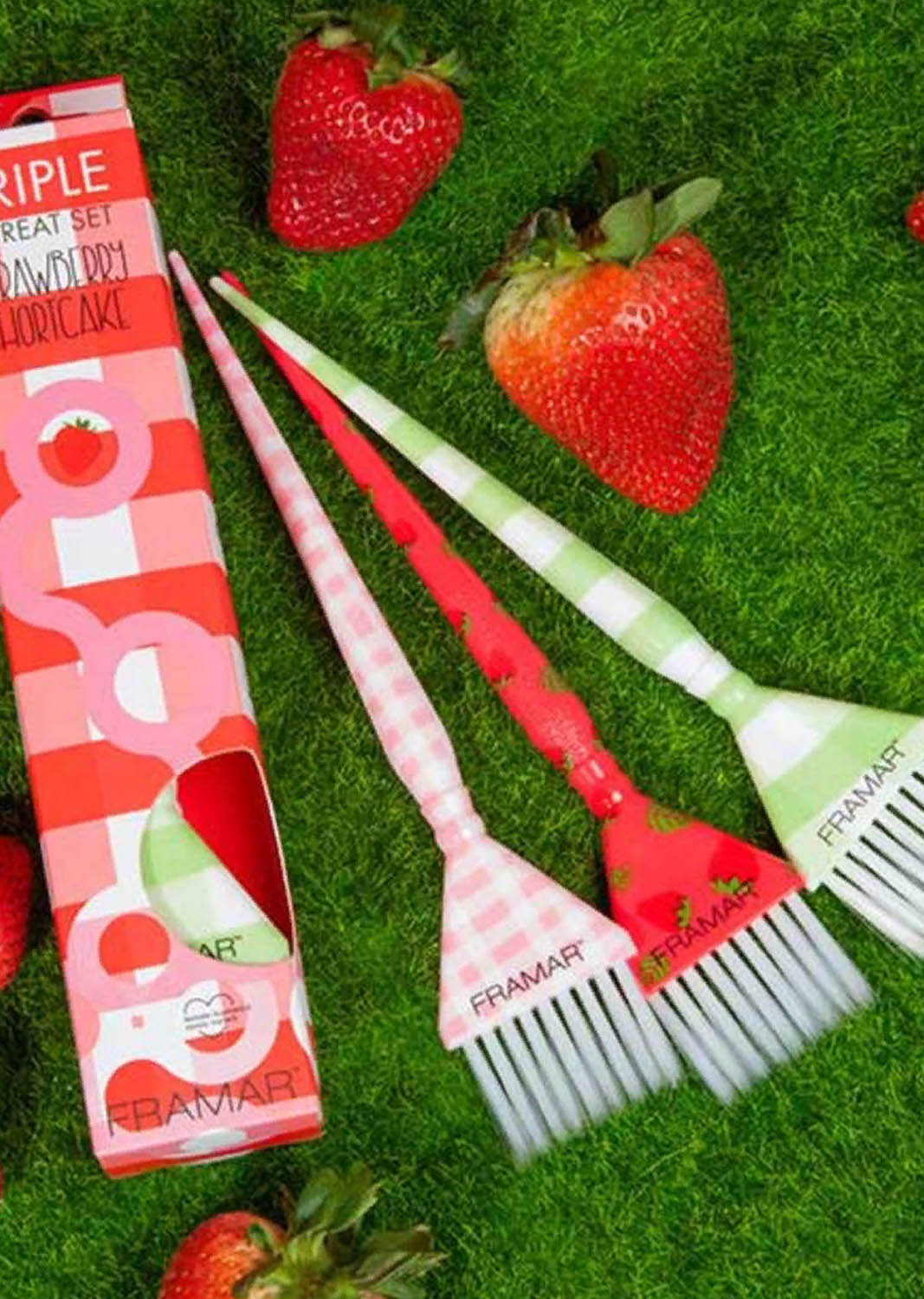 Фрамар Набор кистей для окрашивания «Клубничный пирог», 3 шт (Framar, ) фото 2