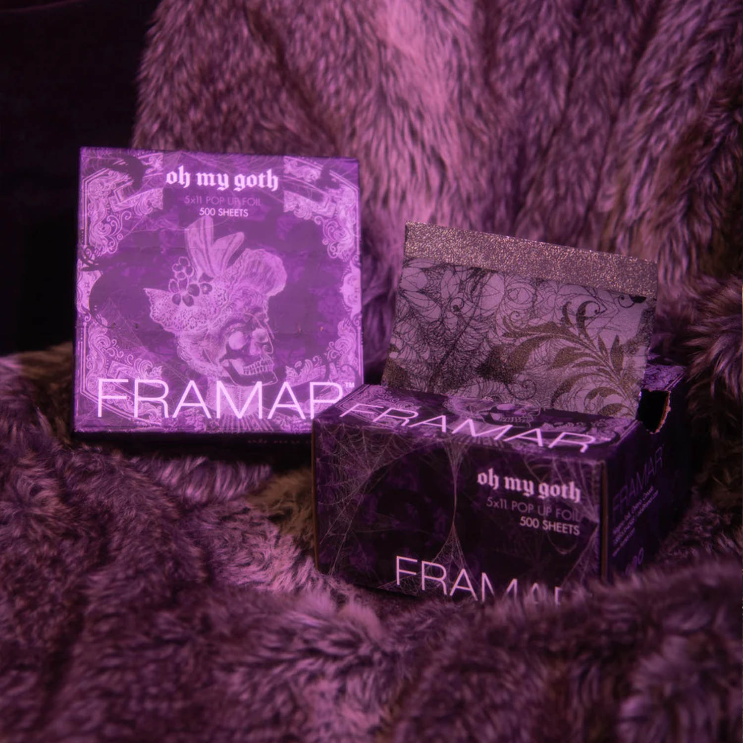 Фрамар Вытяжная фольга с тиснением Oh My Goth 12,5х28 см, 500 листов (Framar, ) фото 2