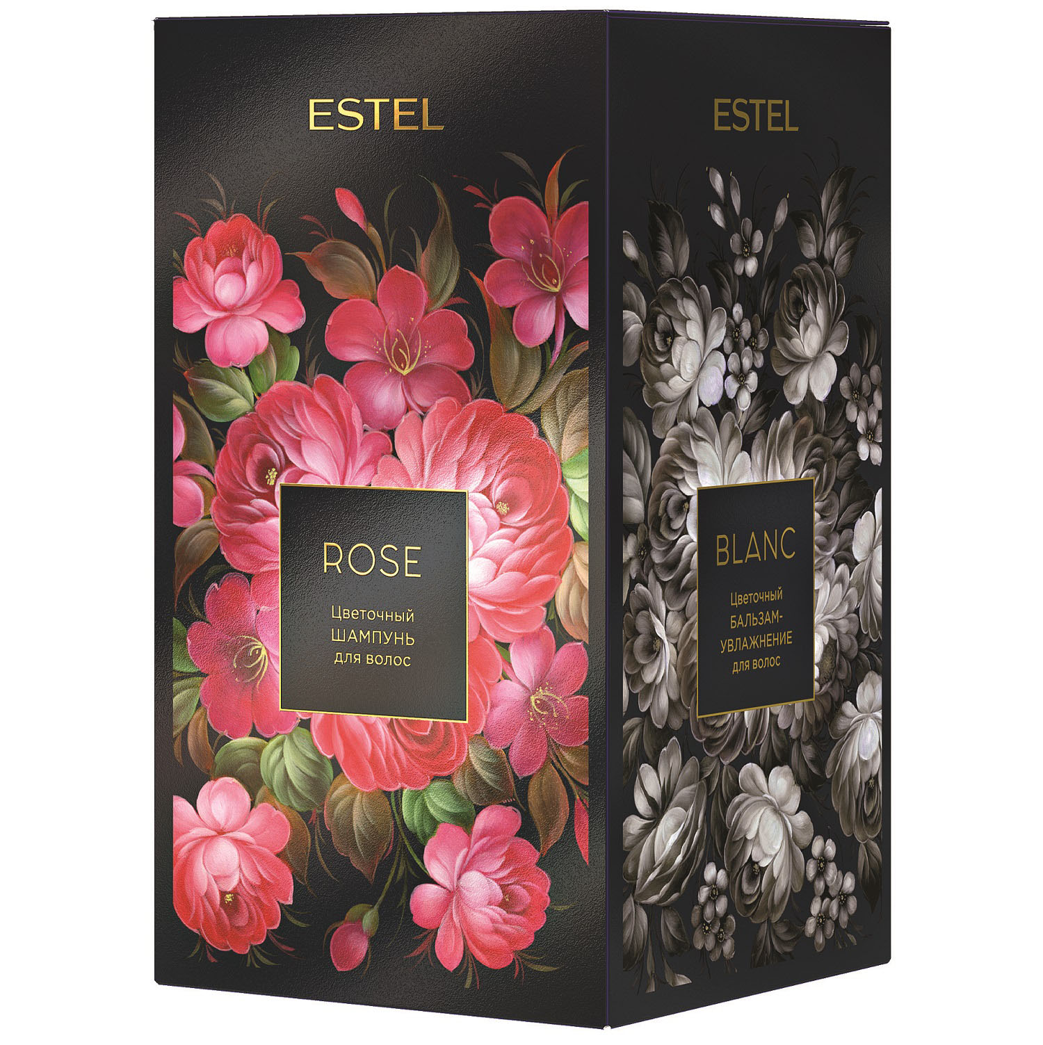 цена Estel Набор Цветочная трилогия: шампунь Rose 250 мл + бальзам Blanc 200 мл + пена Orange 200 мл (Estel, Аромат цвета)