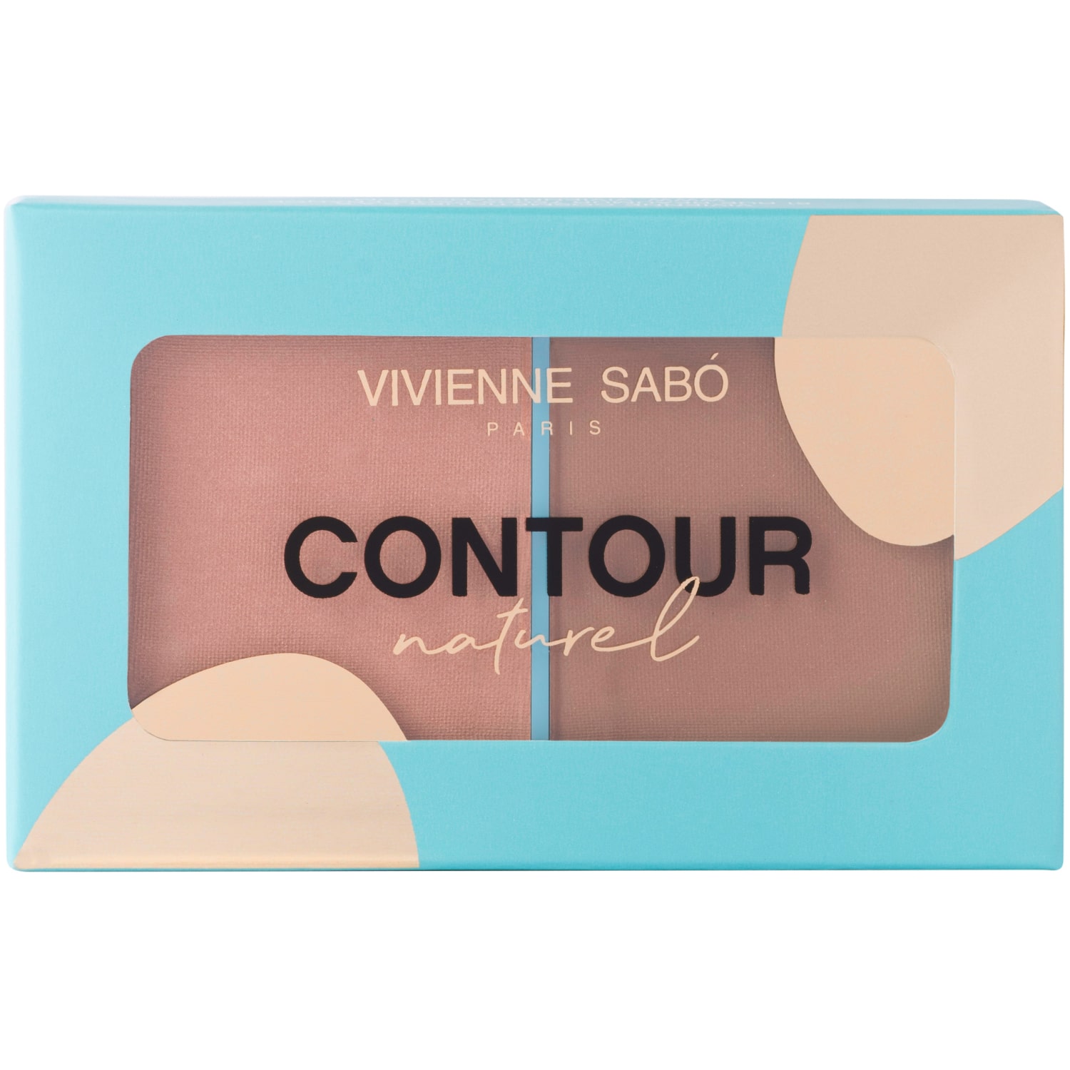 Vivienne Sabo Палетка для контуринга лица Contour Naturel тон 04 песочно-бронзовый, 6 г. фото