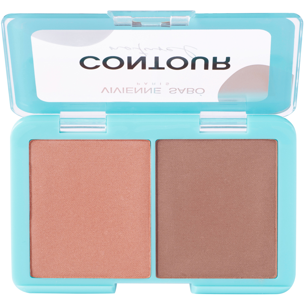 Vivienne Sabo Палетка для контуринга лица Contour Naturel тон 04 песочно-бронзовый, 6 г. фото