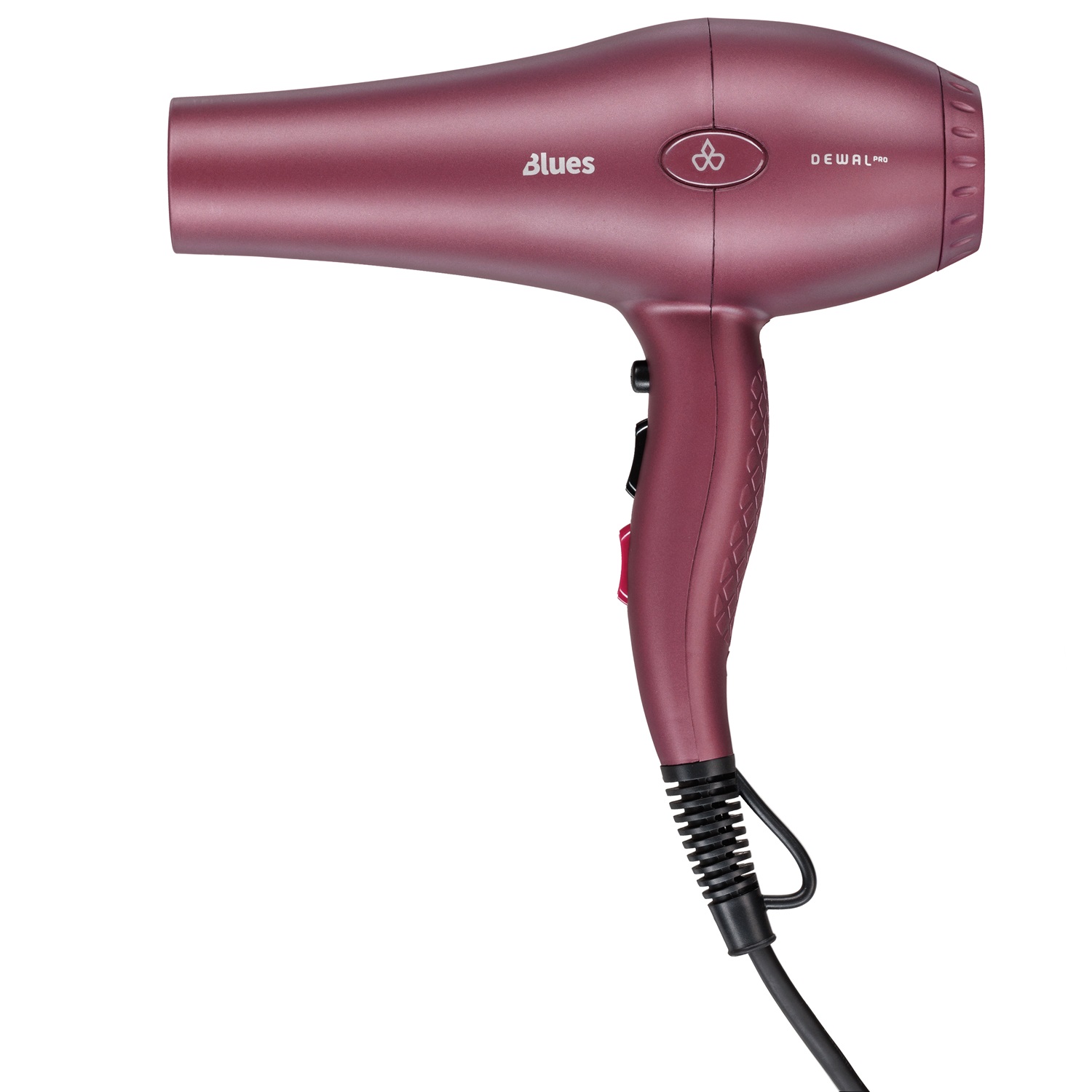 Деваль Про Фен Pro Blues с ионизацией и 2мя насадками, бордовый, 2600 Вт (Dewal Pro, Фены) фото 1