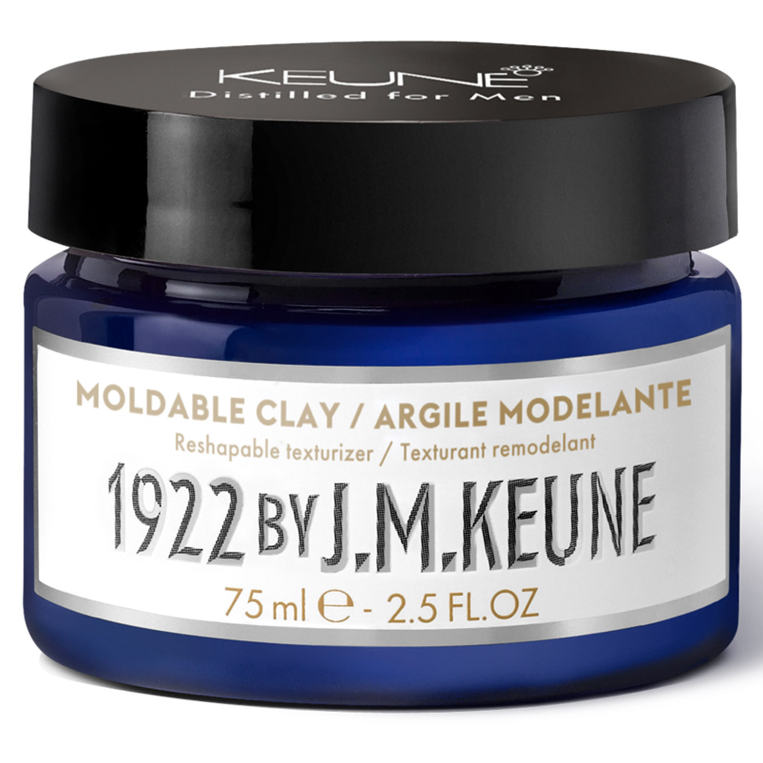 Keune Моделирующая глина для укладки волос Moldable Clay, 75 мл (Keune, 1922 by J.M. Keune) keune 1922 by j m keune кондиционер для волос и бороды essential универсальный 50 мл