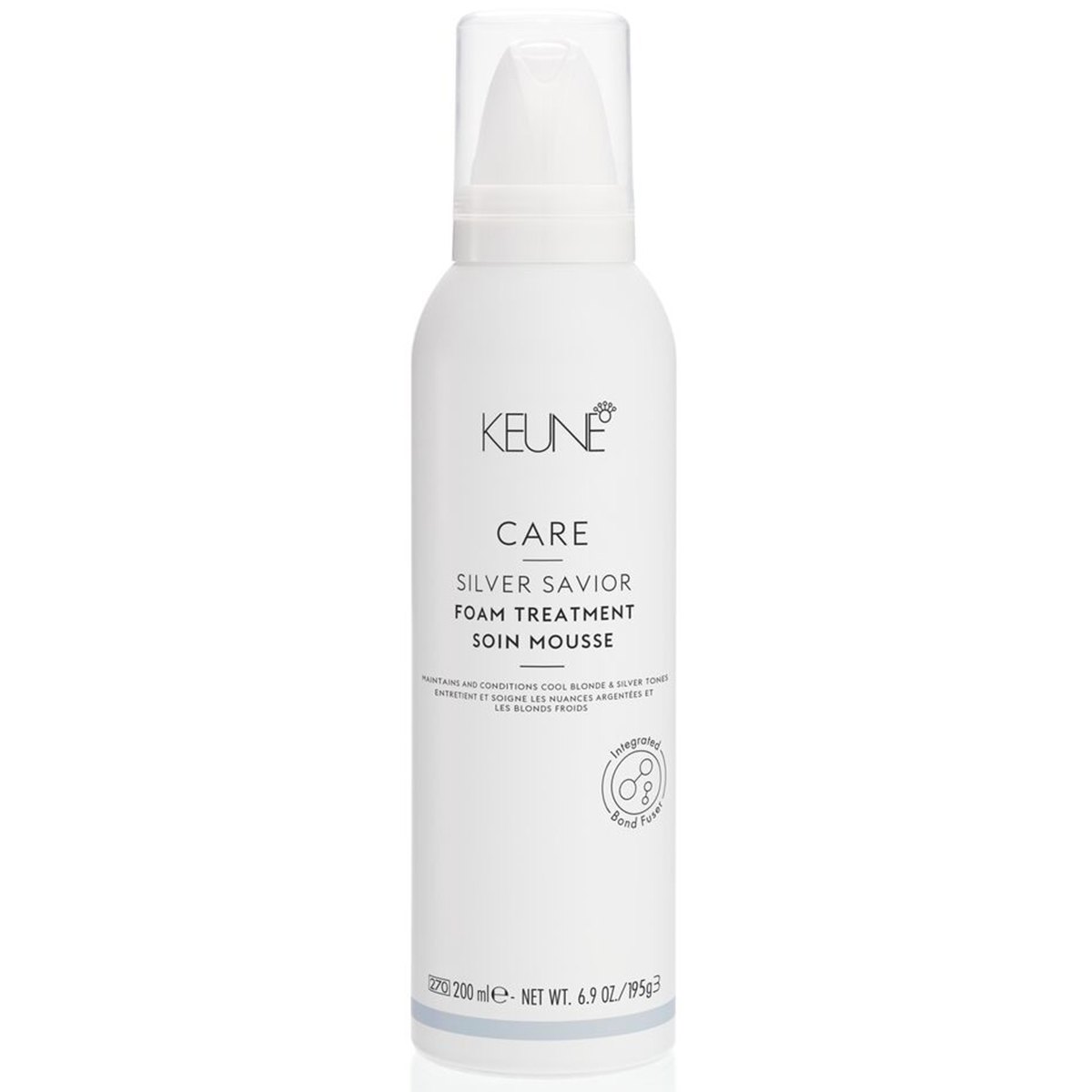 Keune Пенка-уход Сильвер, 200 мл (Keune, Care) keune care silver savior foam treatment soin mousse пенка уход сильвер с фиолетовым пигментом для холодных оттенков блонда 200 мл