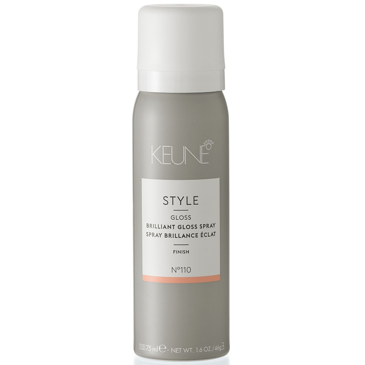 Keune Бриллиантовый блеск-спрей Brilliant Gloss Spray №110, 75 мл (Keune, Style)