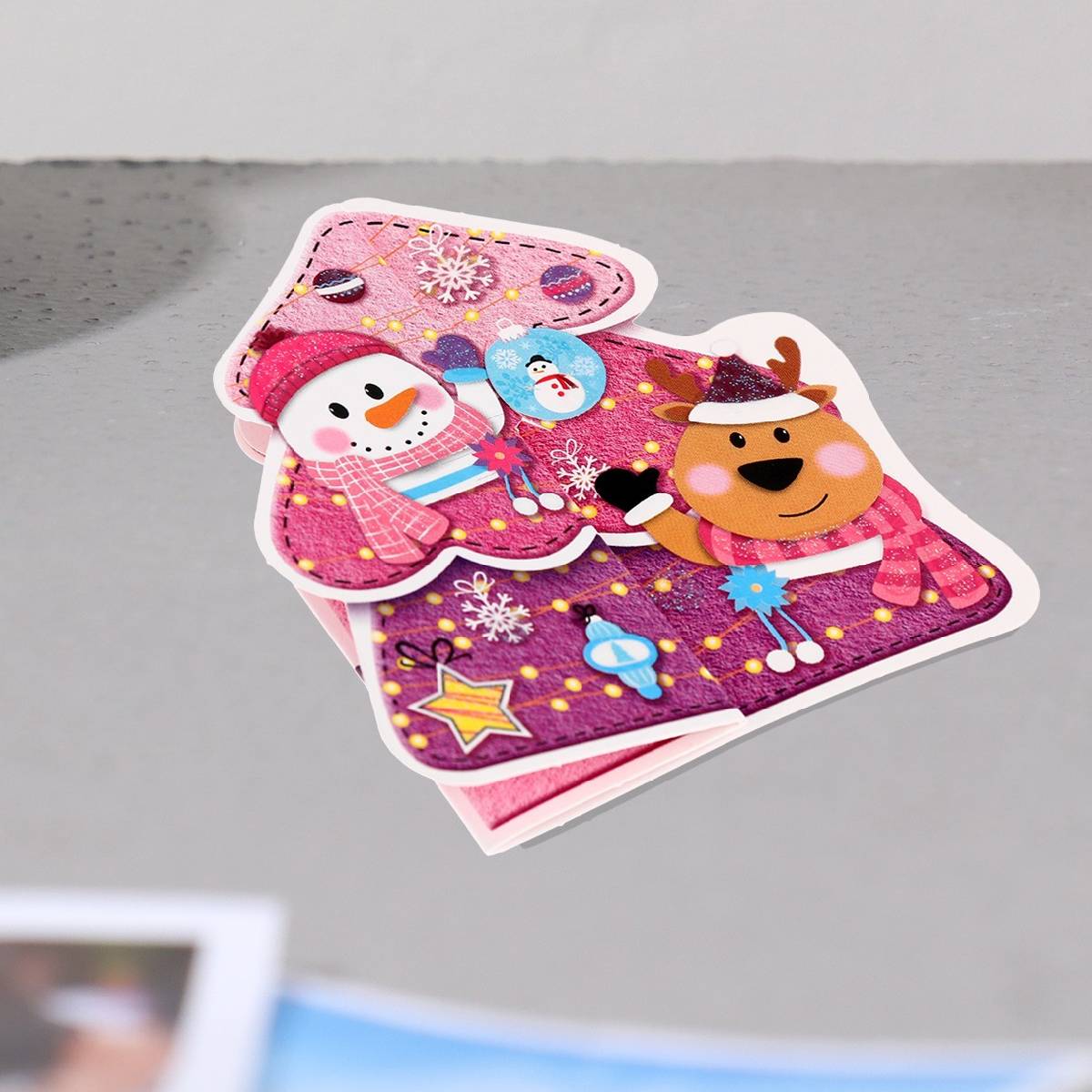  Мини-открытка двойная 