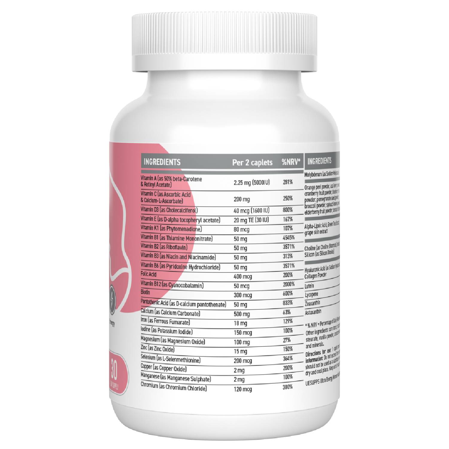 Ультрасаппс Витаминно-минеральный комплекс для женщин Pretty Woman Multivitamin, 60 каплет (Ultrasupps, ) фото 1