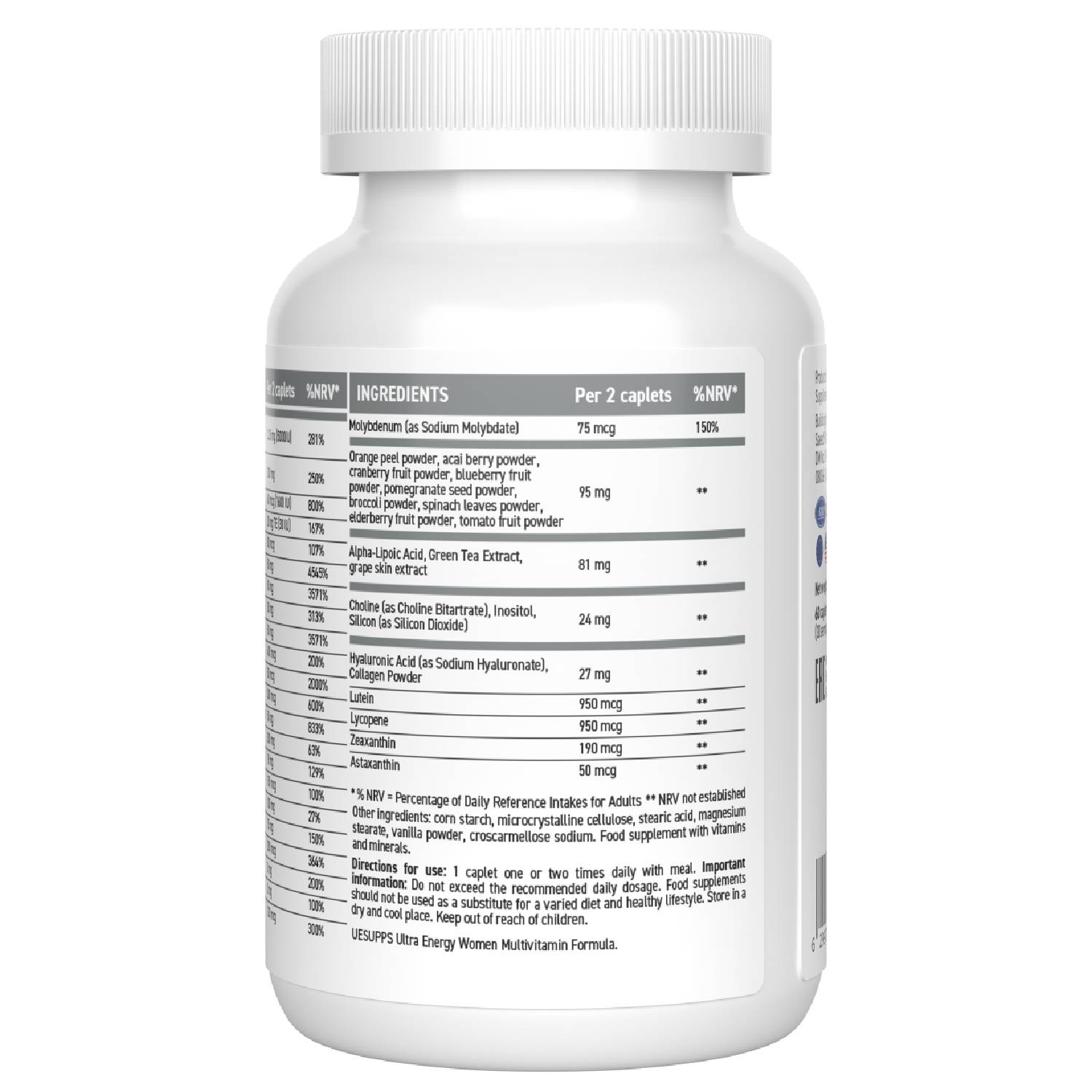 Ультрасаппс Витаминно-минеральный комплекс для женщин Pretty Woman Multivitamin, 60 каплет (Ultrasupps, ) фото 2