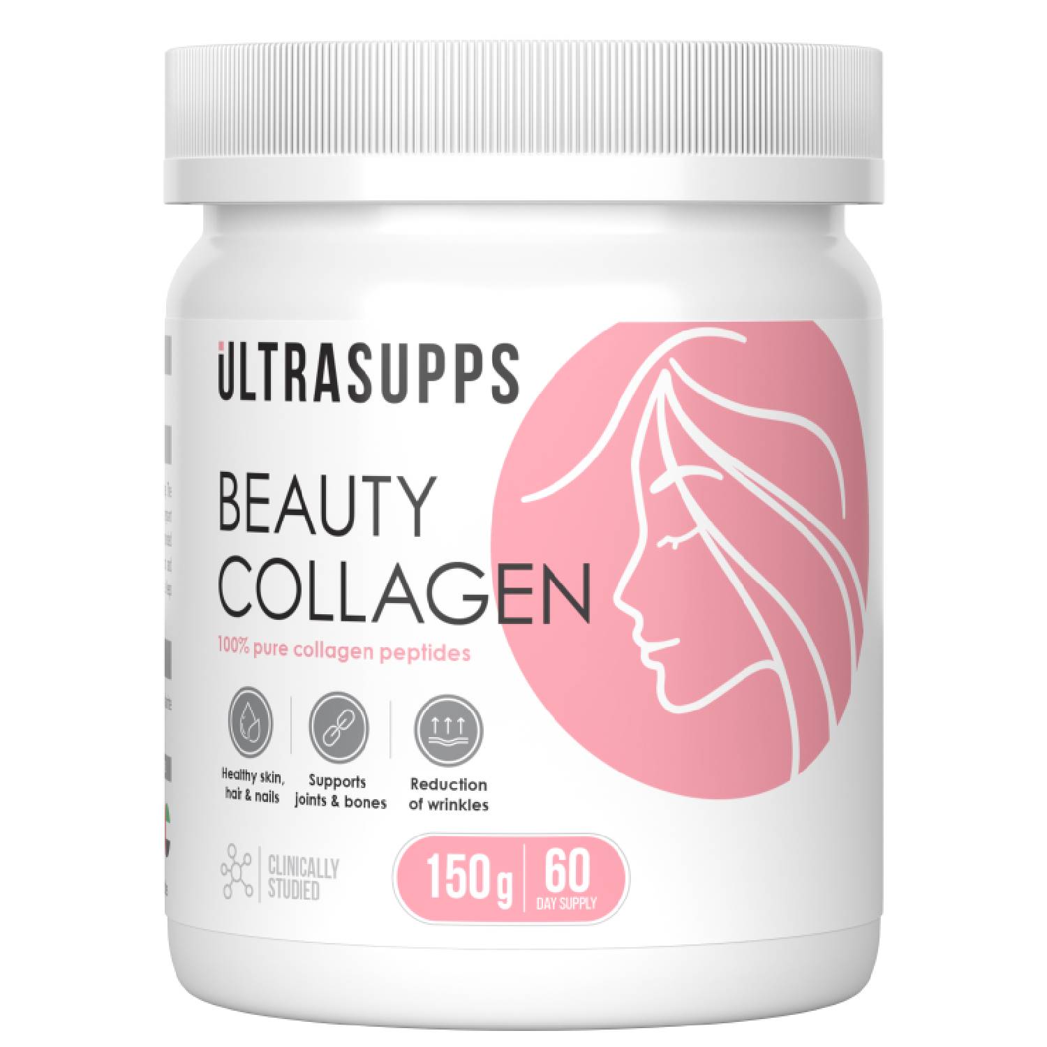 Ultrasupps Комплекс Beauty Collagen Peptides, 150 г (Ultrasupps, ) plantfusion комплекс с растительными пептидами collagen beauty персик и манго 180 г 6 35 унции
