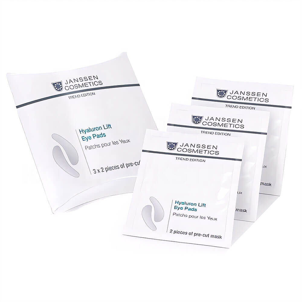 Янсен Косметикс Ультараувлажняющие лифтинг патчи для глаз Hyaluron Lift Eye Pads, 1 х 3 шт (Janssen Cosmetics, Trend Edition) фото 0