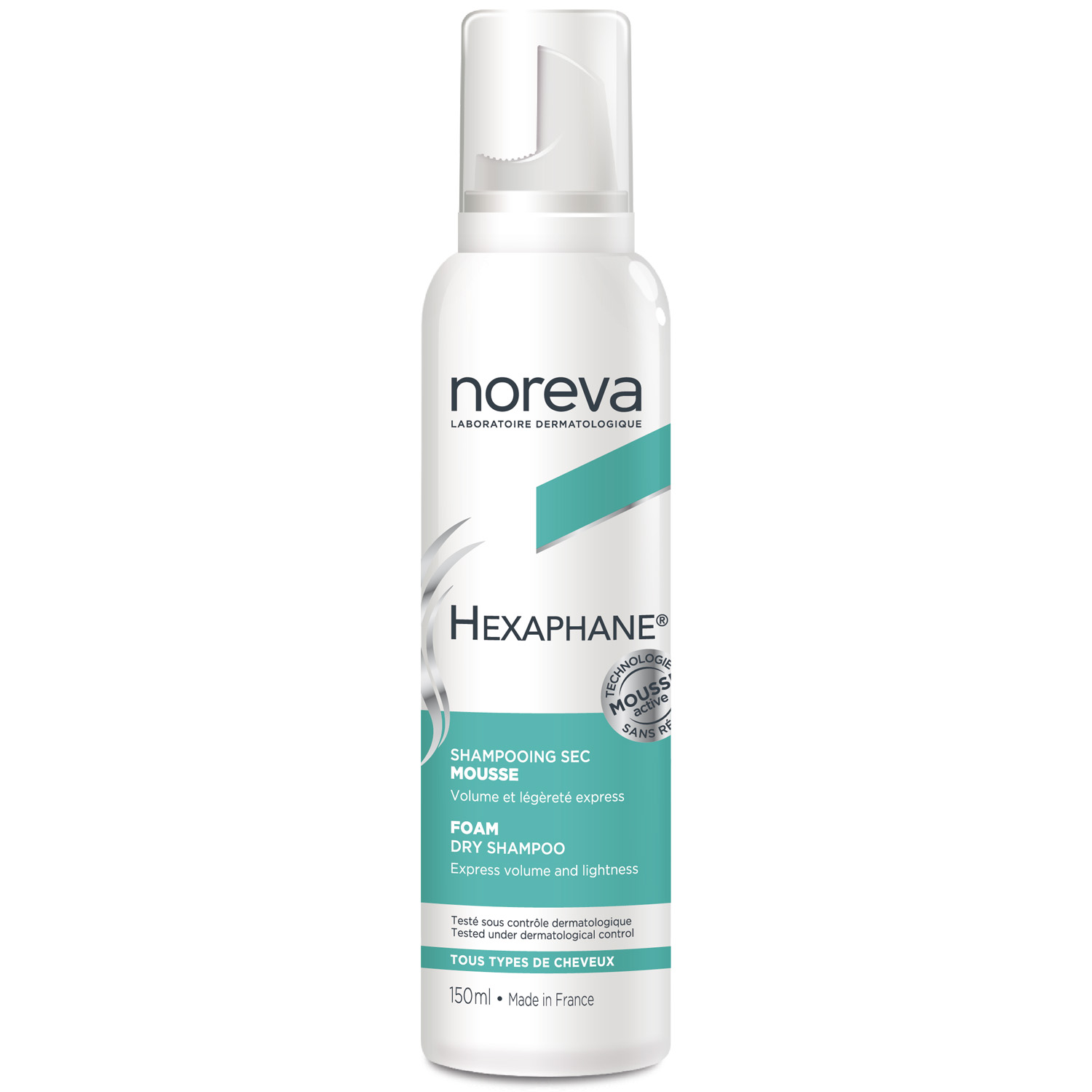 noreva шампунь для жирных волос oil control shampoo 250 мл noreva hexaphane Noreva Сухой шампунь-мусс для волос, 150 мл (Noreva, Hexaphane)