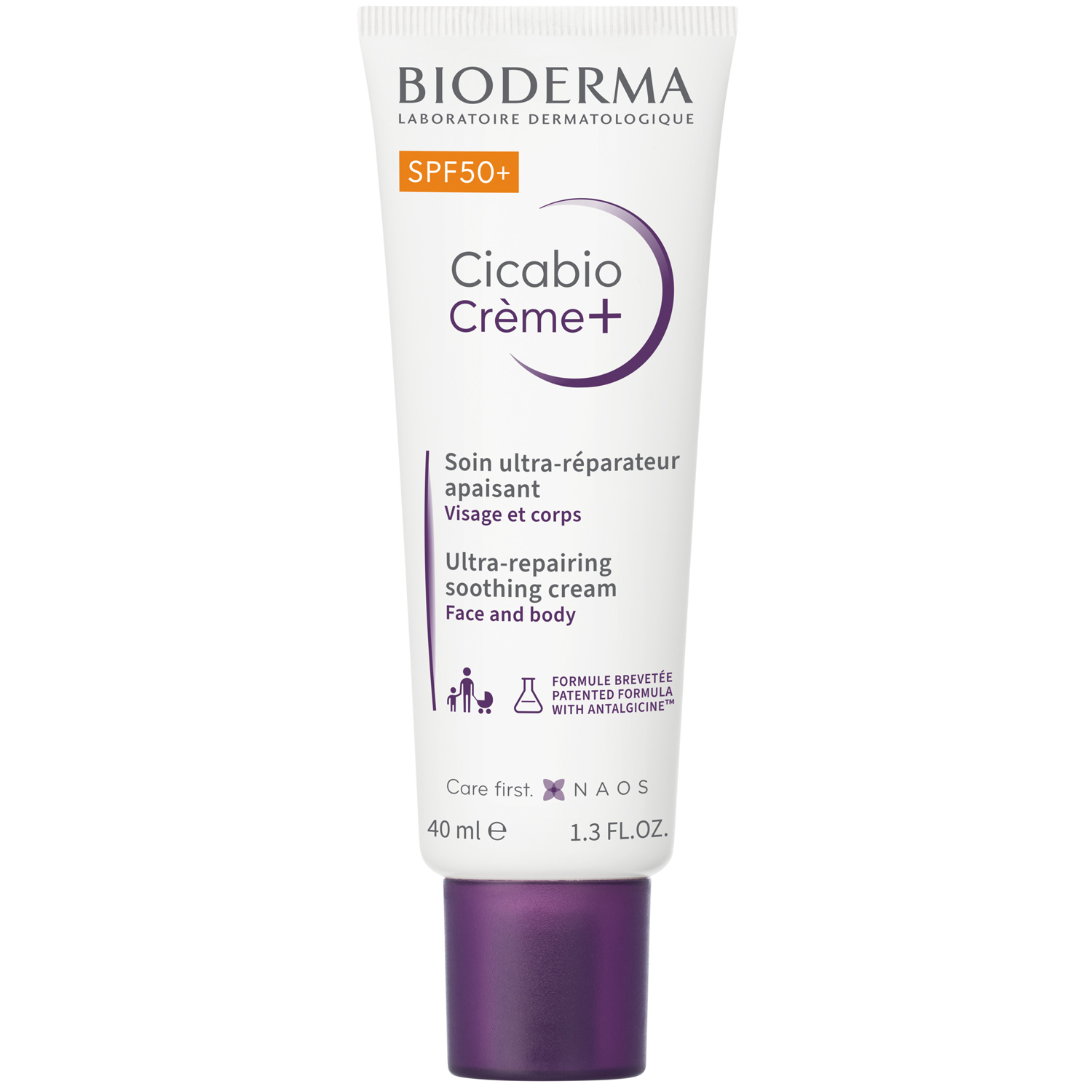 Bioderma Восстанавливающий успокаивающий крем SPF 50, 40 мл (Bioderma, Cicabio)