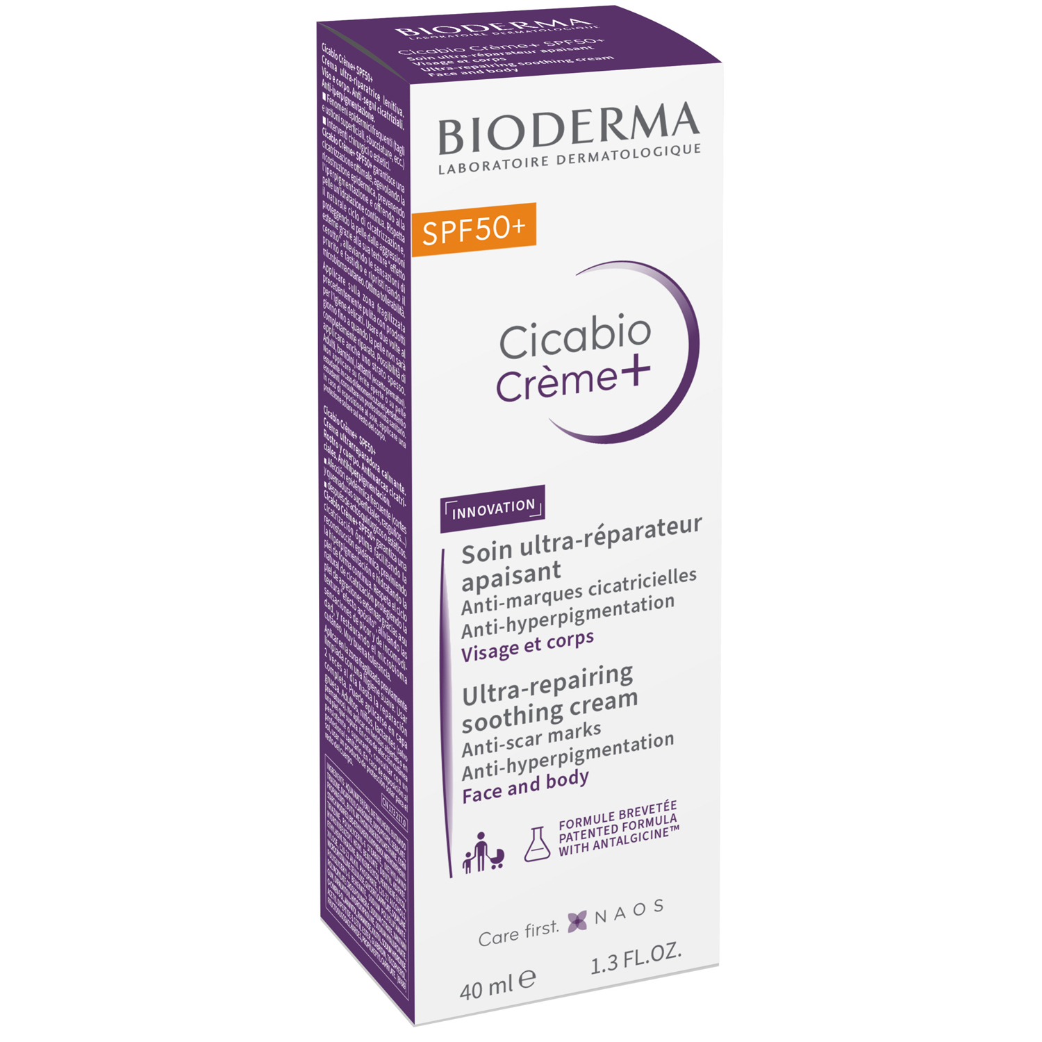 Биодерма Восстанавливающий успокаивающий крем SPF 50, 40 мл (Bioderma, Cicabio) фото 2