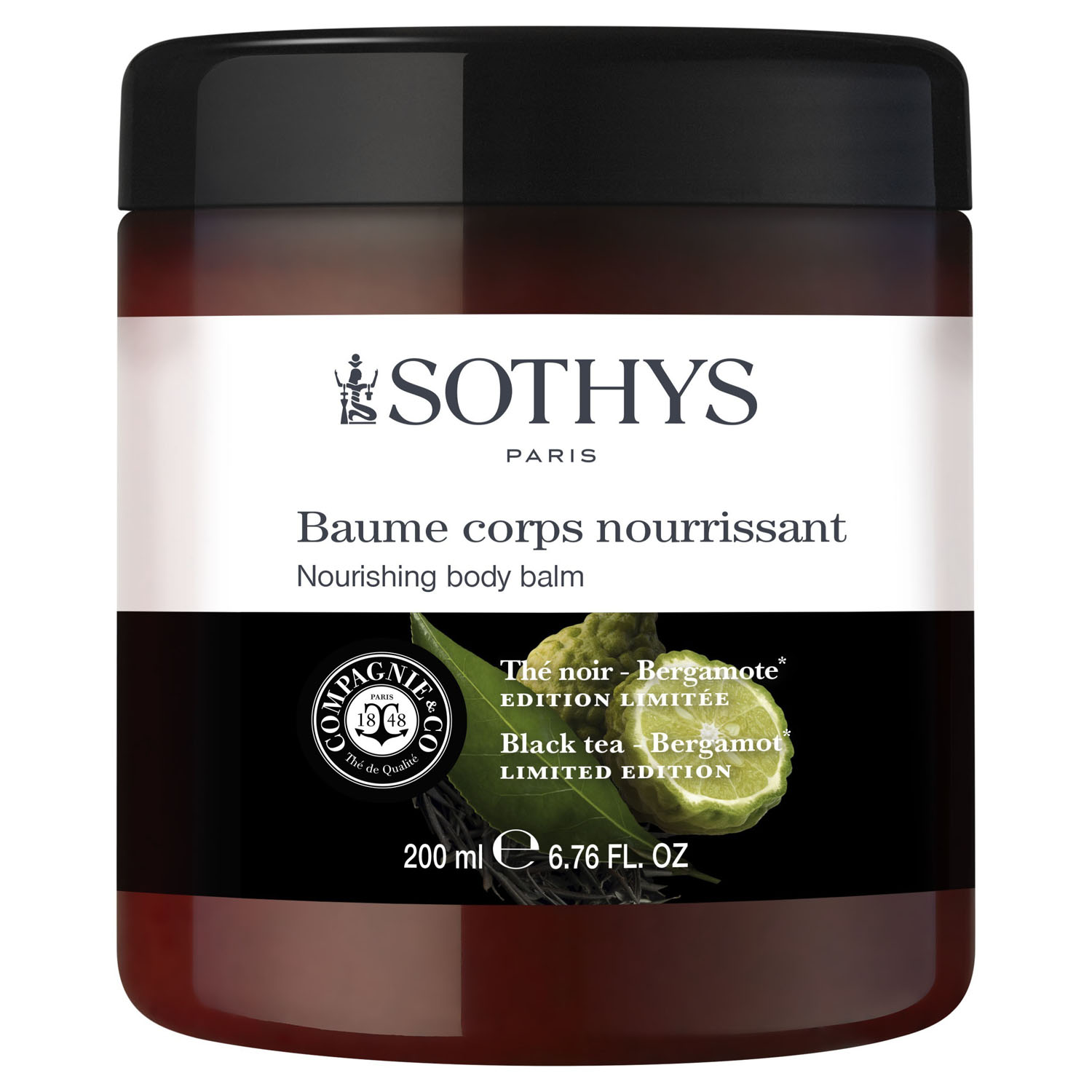 Sothys Питательный бальзам для тела «черный чай – бергамот», 200 мл (Sothys, Seasonal Treatment) чай пчк 115 г изысканный бергамот черный