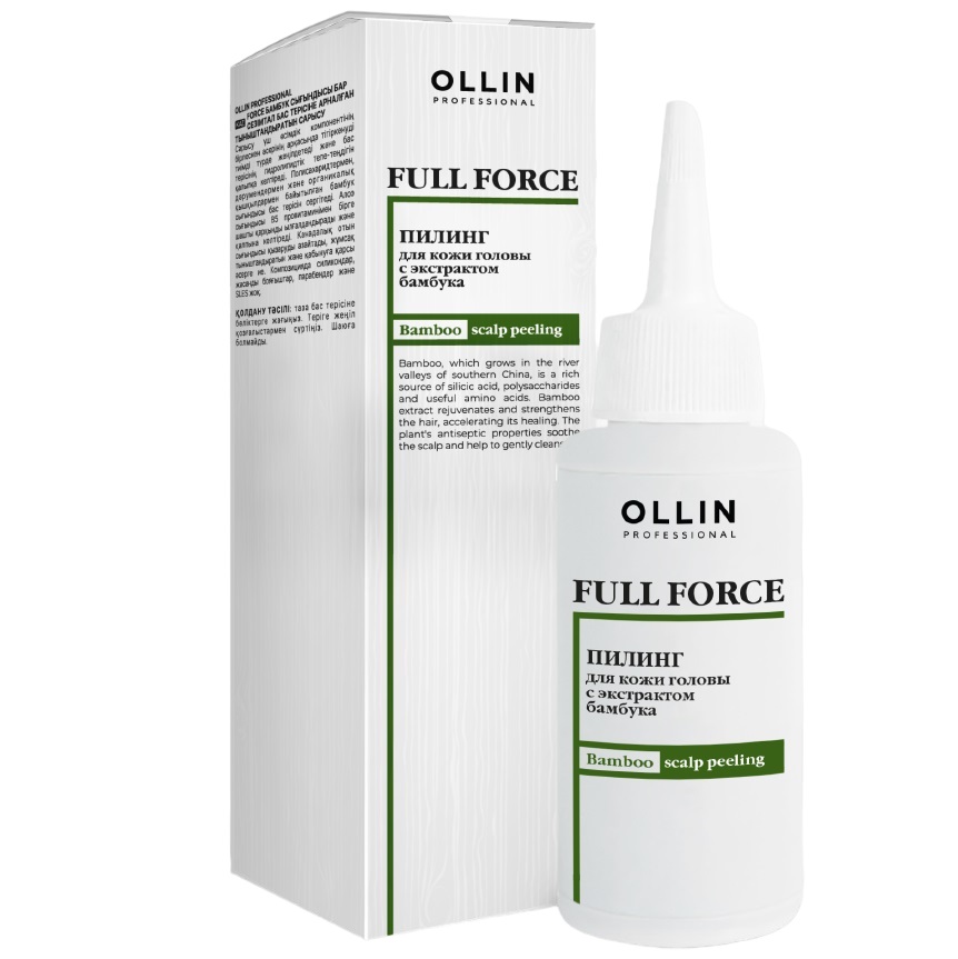 Ollin Professional Пилинг с экстрактом бамбука для кожи головы, 80 мл (Ollin Professional, Full Force) цена и фото