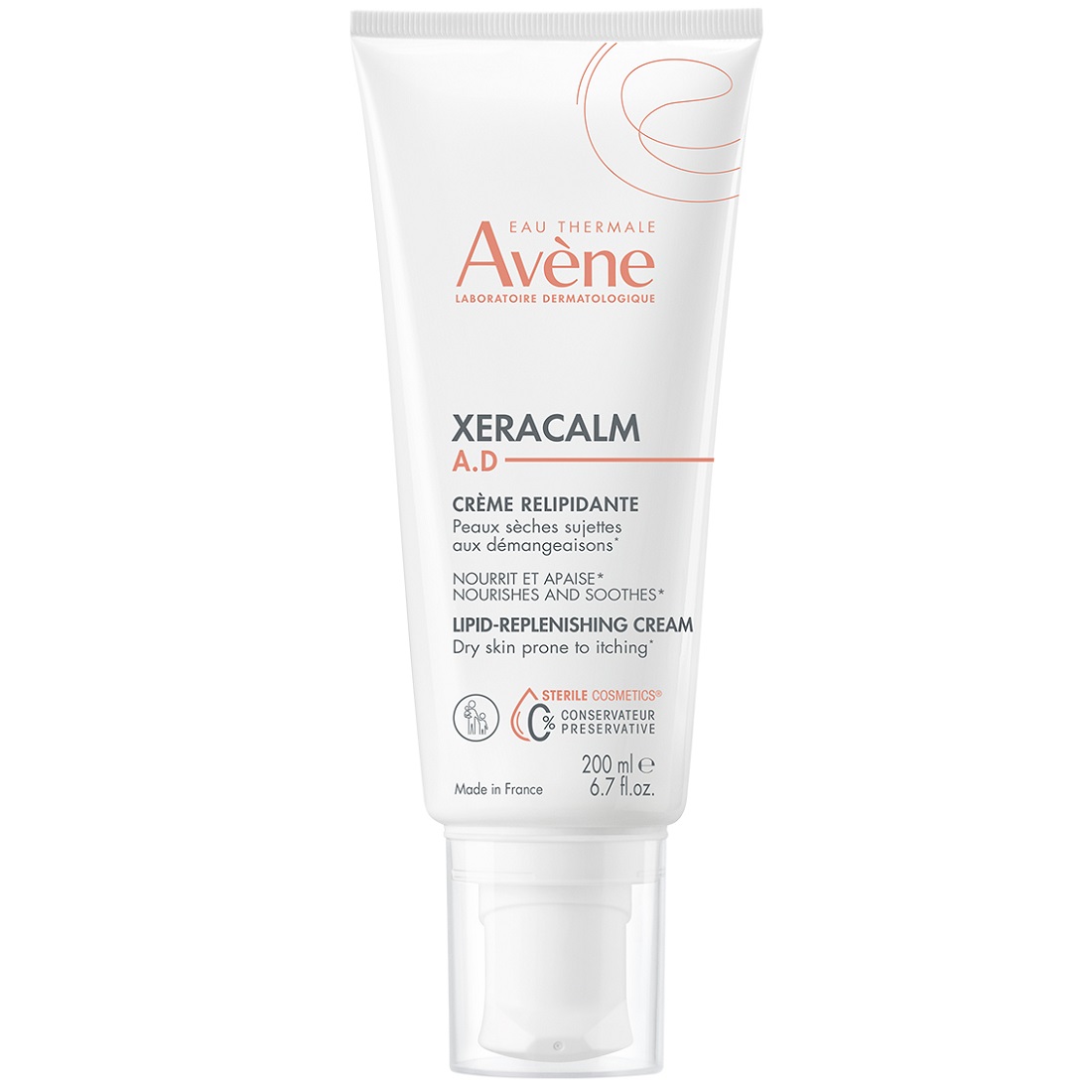 Avene Крем липидо-восполняющий A.D., 200 мл (Avene, XeraCalm)