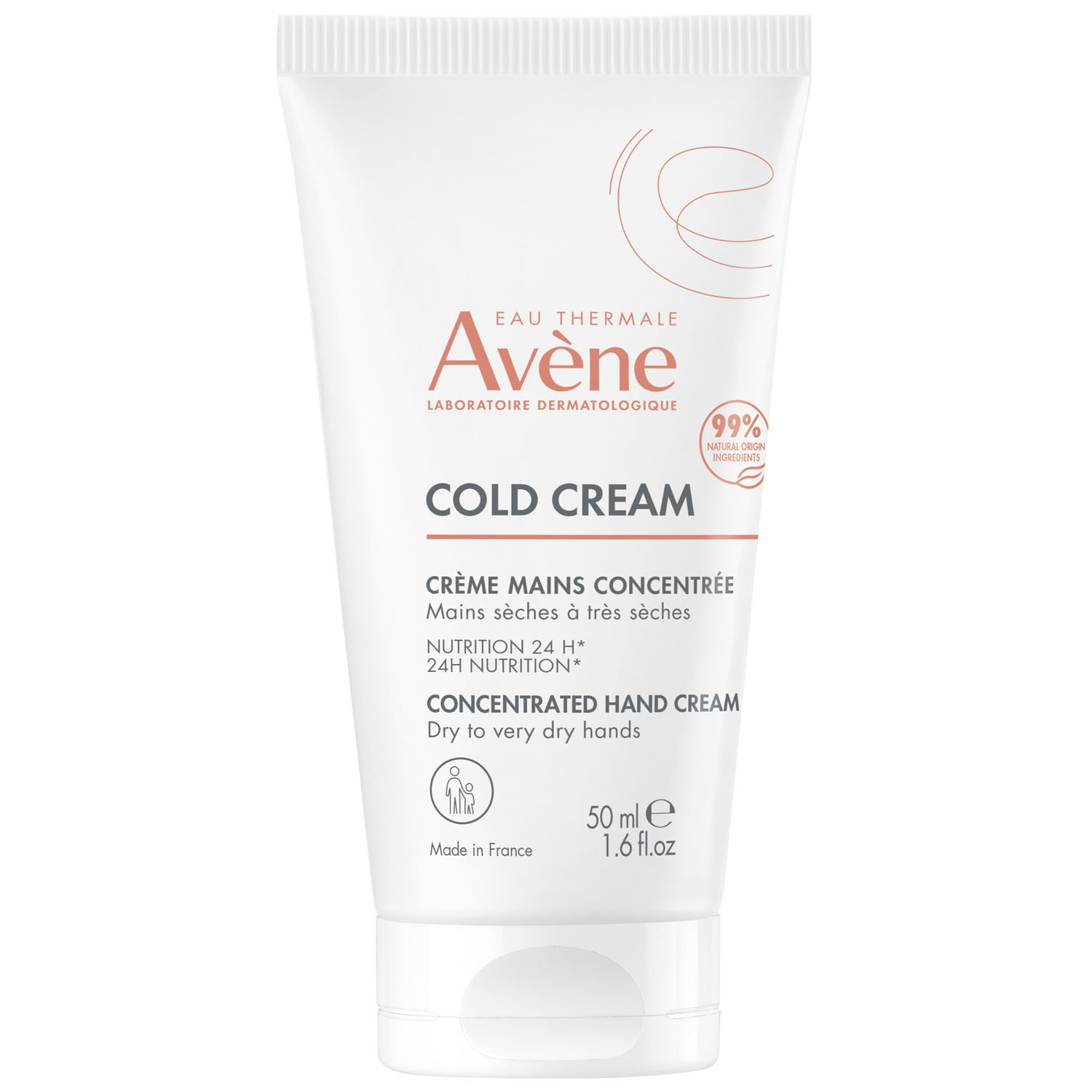 Avene Насыщенный крем для рук с колд-кремом для сухой и очень сухой кожи 2+, 50 мл (Avene, Cold Cream) крем для рук с колд кремом cold cream