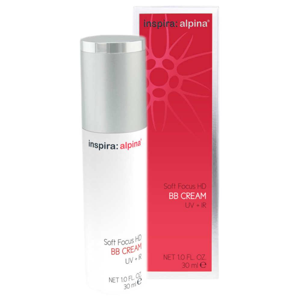 цена Inspira Cosmetics ВВ-крем, выравнивающий цвет кожи, с солнцезащитным эффектом Cream HD Soft Focus, 30 мл (Inspira Cosmetics, Alpina)