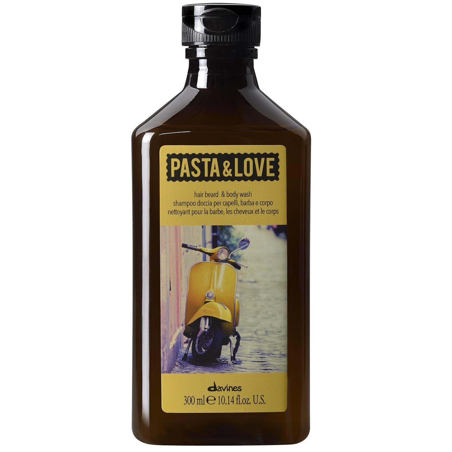 Давинес Шампунь для ухода за волосами, бородой и телом Hair Beard & Body Wash Shampoo, 300 мл (Davines, Pasta & Love) фото 0