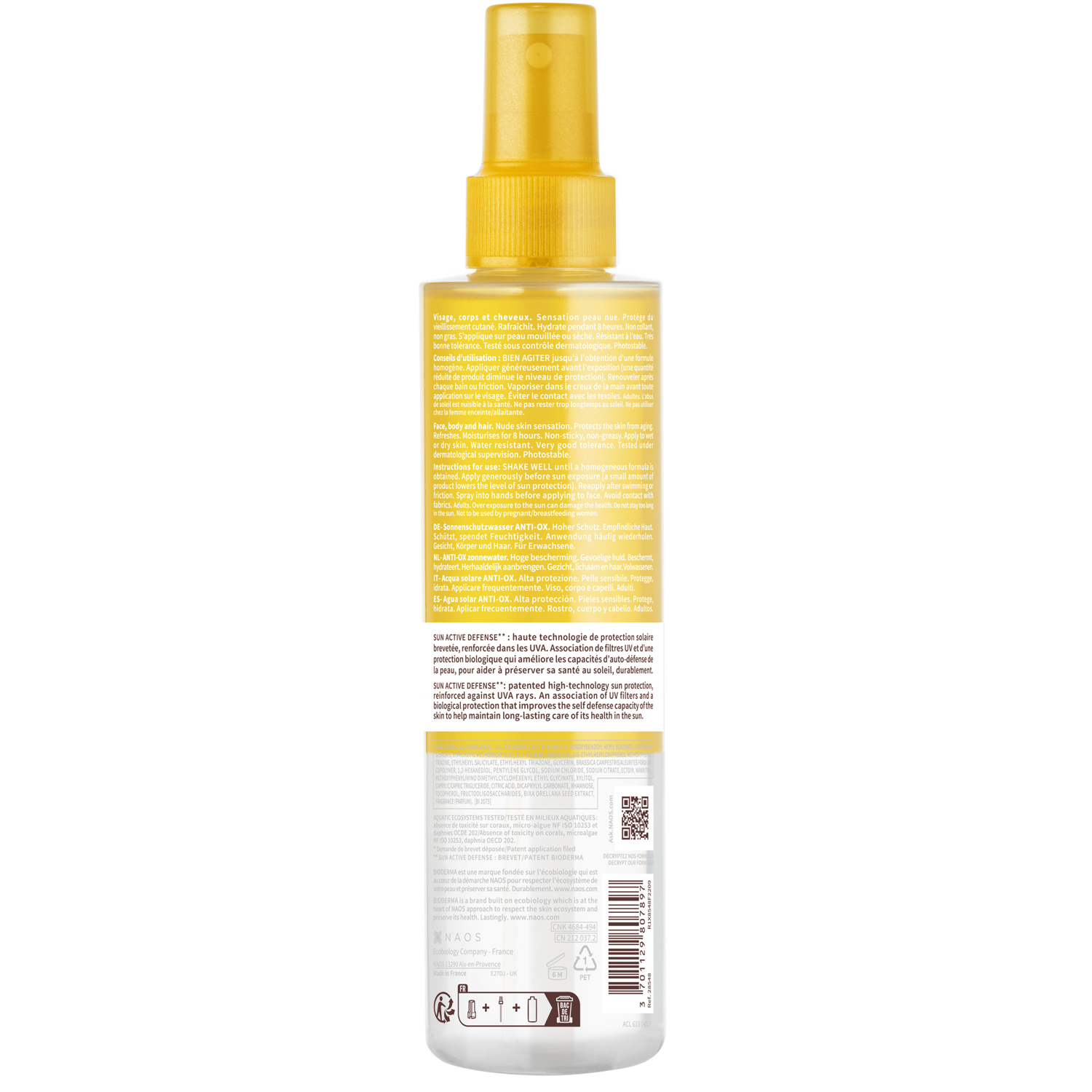 Биодерма Солнцезащитный антиоксидантный увлажняющий спрей SPF 50, 200 мл (Bioderma, Photoderm) фото 2