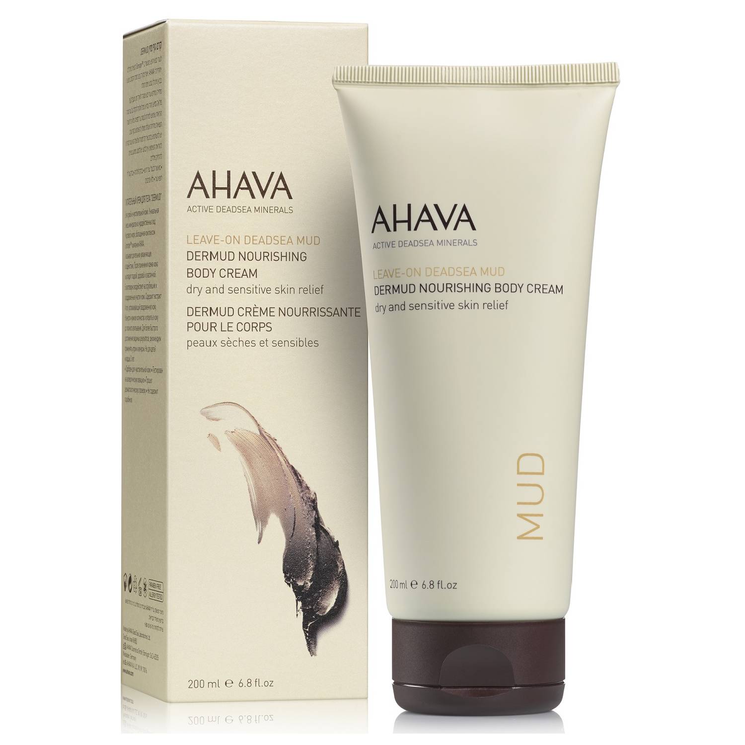 цена Ahava Питательный крем для тела Dermud Nourishing Body Cream, 200 мл (Ahava, Body Intensive Nourishmen)