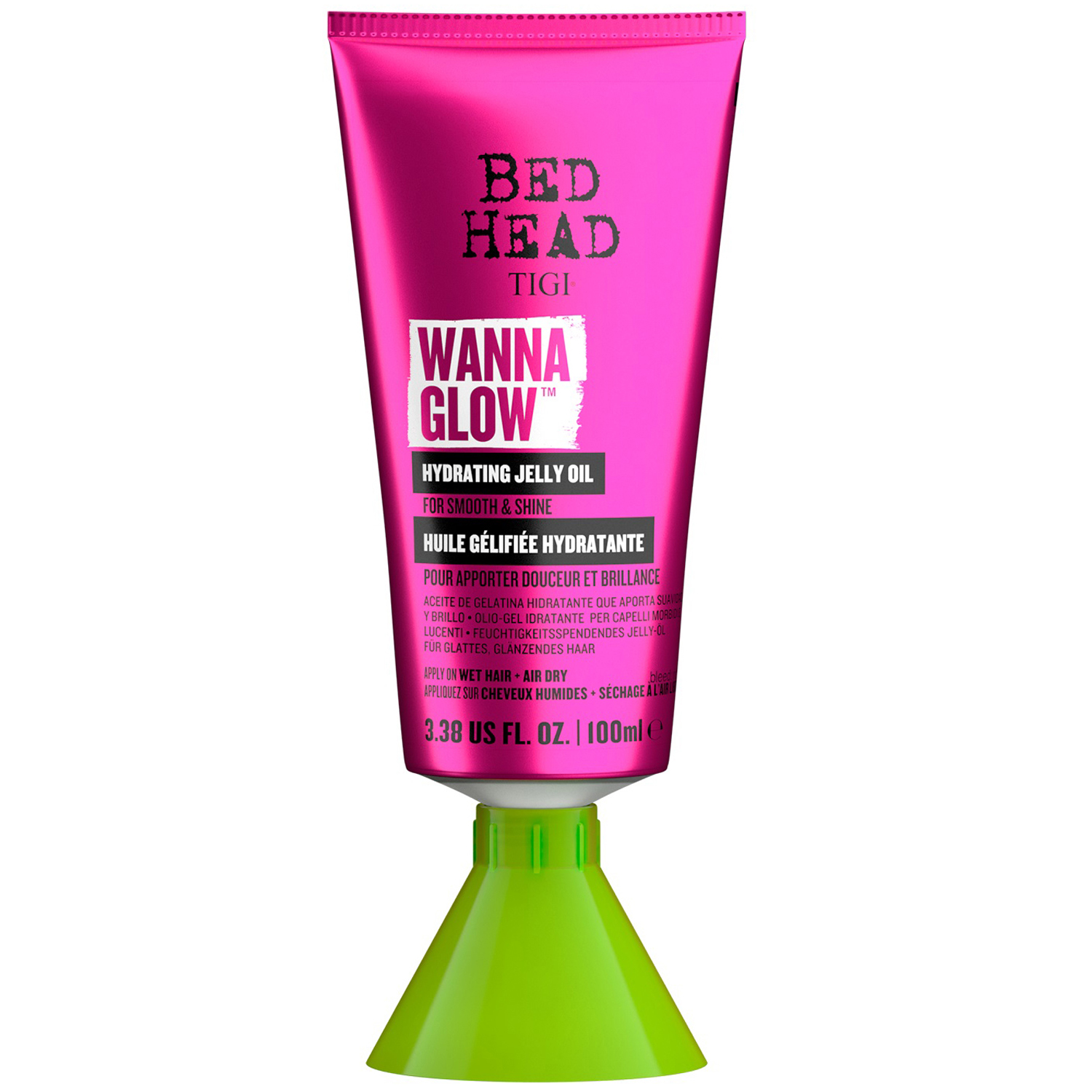 TiGi Увлажняющее масло для сияющих гладких волос Wanna Glow Hydrating Jelly Oil, 100 мл (TiGi, Bed Head)