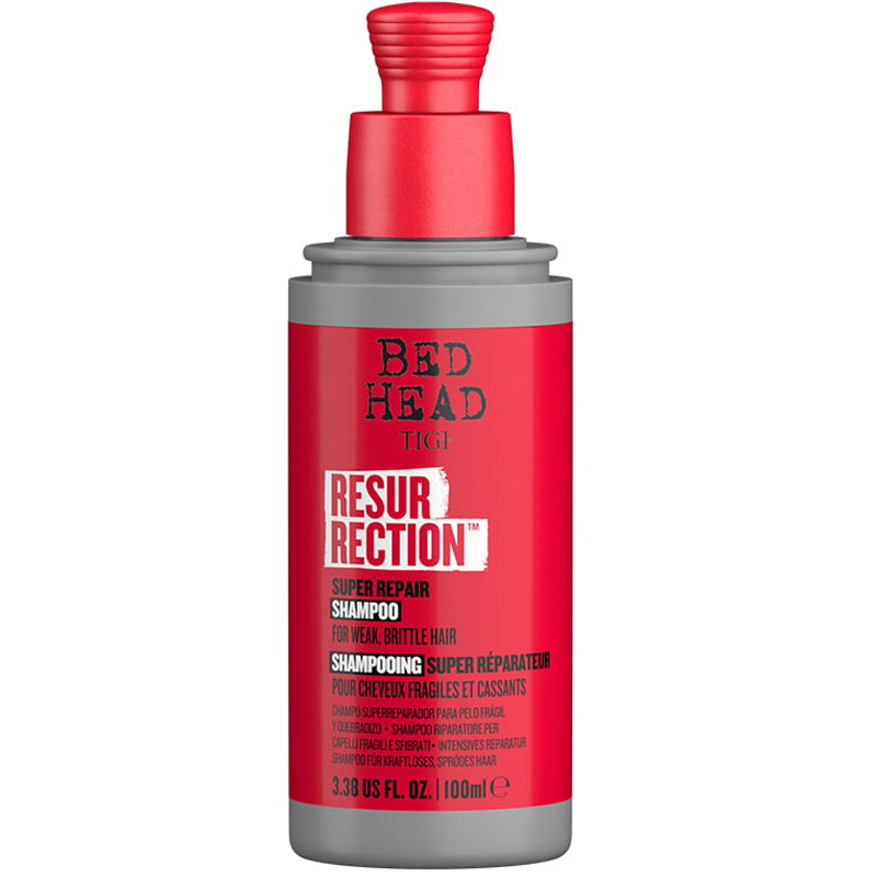 TiGi Шампунь для сильно поврежденных волос Resurrection, 100 мл (TiGi, Bed Head) шампунь для сильно поврежденных волос tigi bed head resurrection shampoo 400 мл