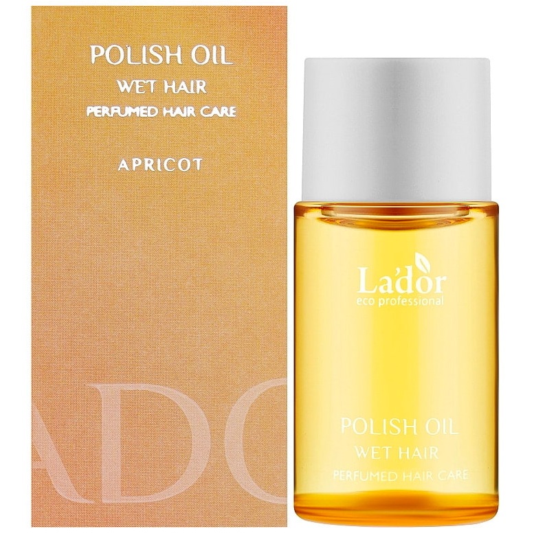 La'Dor Масло с ароматом абрикоса для эффекта мокрых волос Apricot, 10 мл (La'Dor, Polish Oil) цена и фото