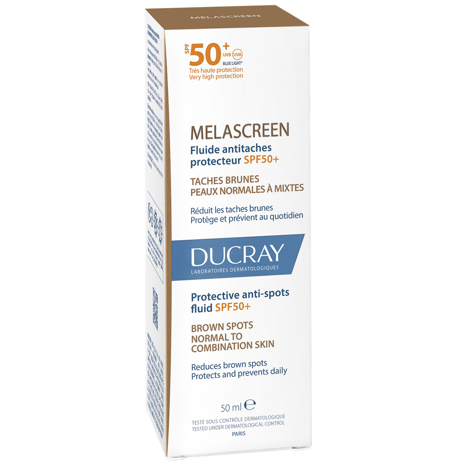 Дюкрэ Защитный флюид против пигментации SPF 50+, 50 мл (Ducray, Melascreen) фото 10
