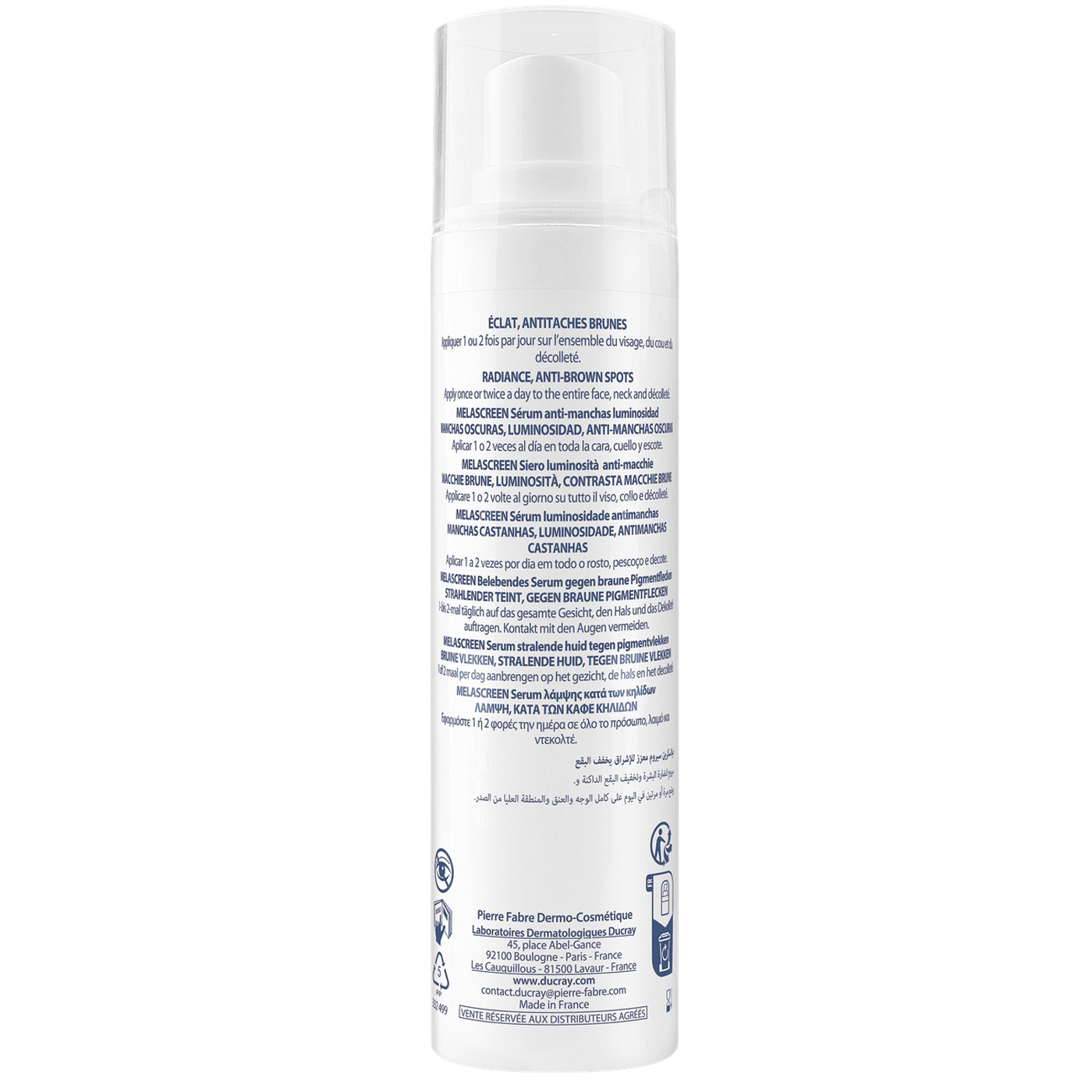 Дюкрэ Сыворотка против пигментации, придающая сияние коже, 40 мл (Ducray, Melascreen) фото 10