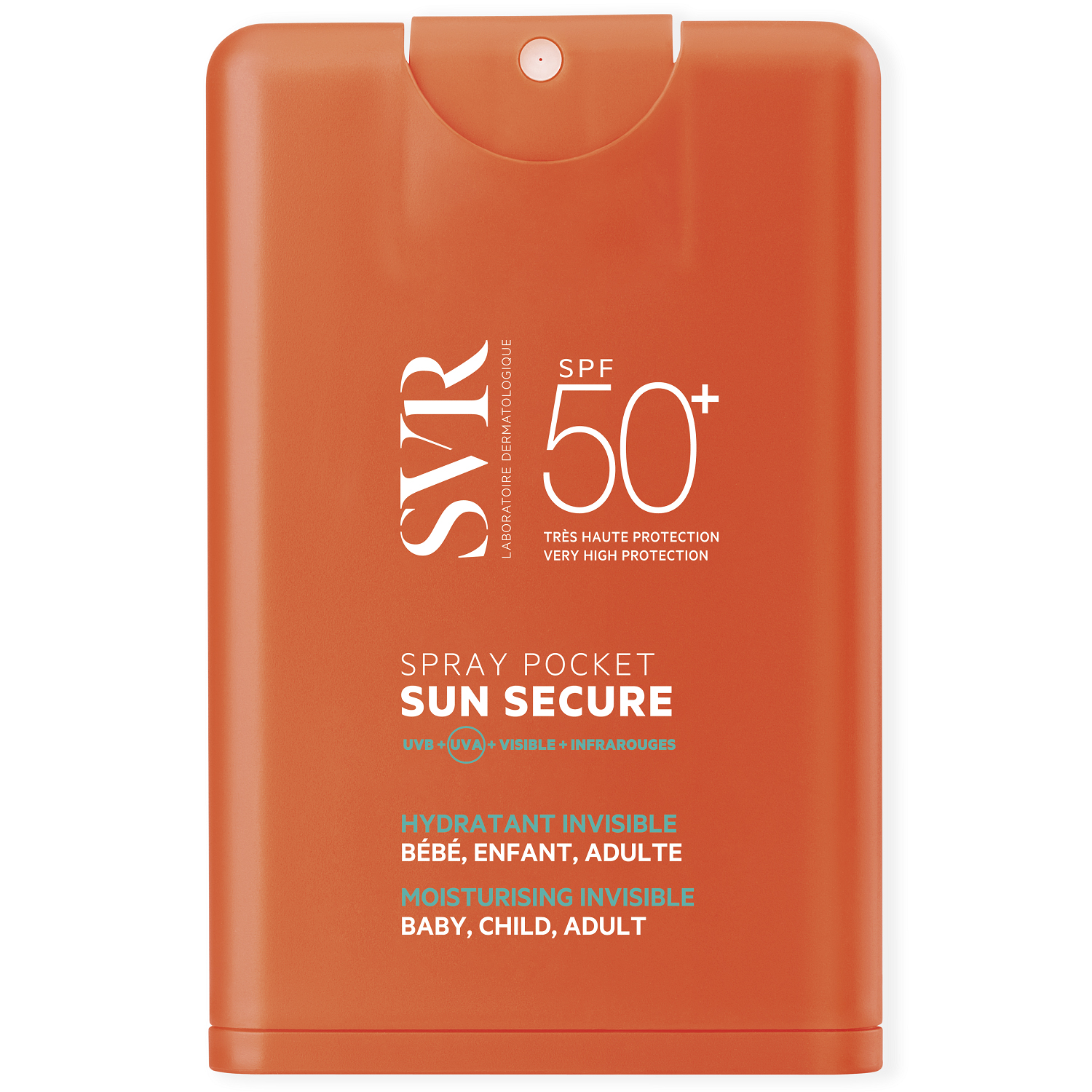 SVR Увлажняющий компактный спрей Безопасное солнце SPF 50+, 20 мл (SVR, Sun Secure)