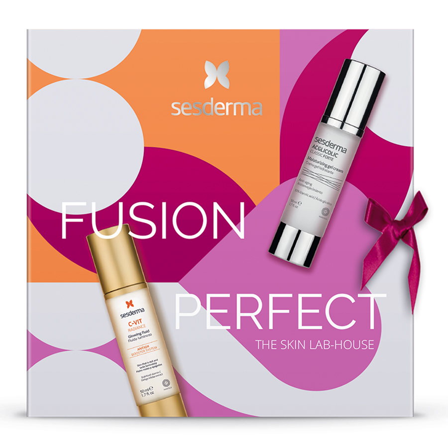 Sesderma Подарочный набор Fusion Perfect: крем увлажняющий 50 мл + флюид 50 мл (Sesderma, Acglicolic)