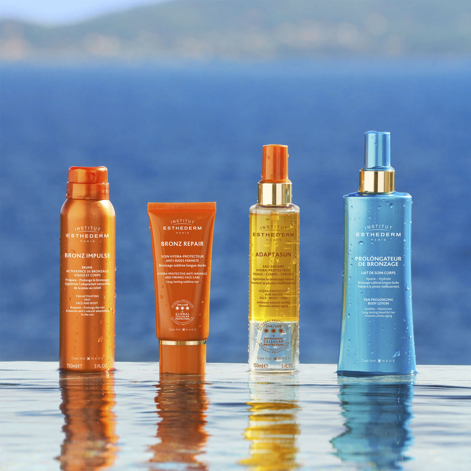 Институт Эстедерм Адаптасан солнцезащитный спрей для лица, тела и волос, 150 мл (Institut Esthederm, Sun Care) фото 2