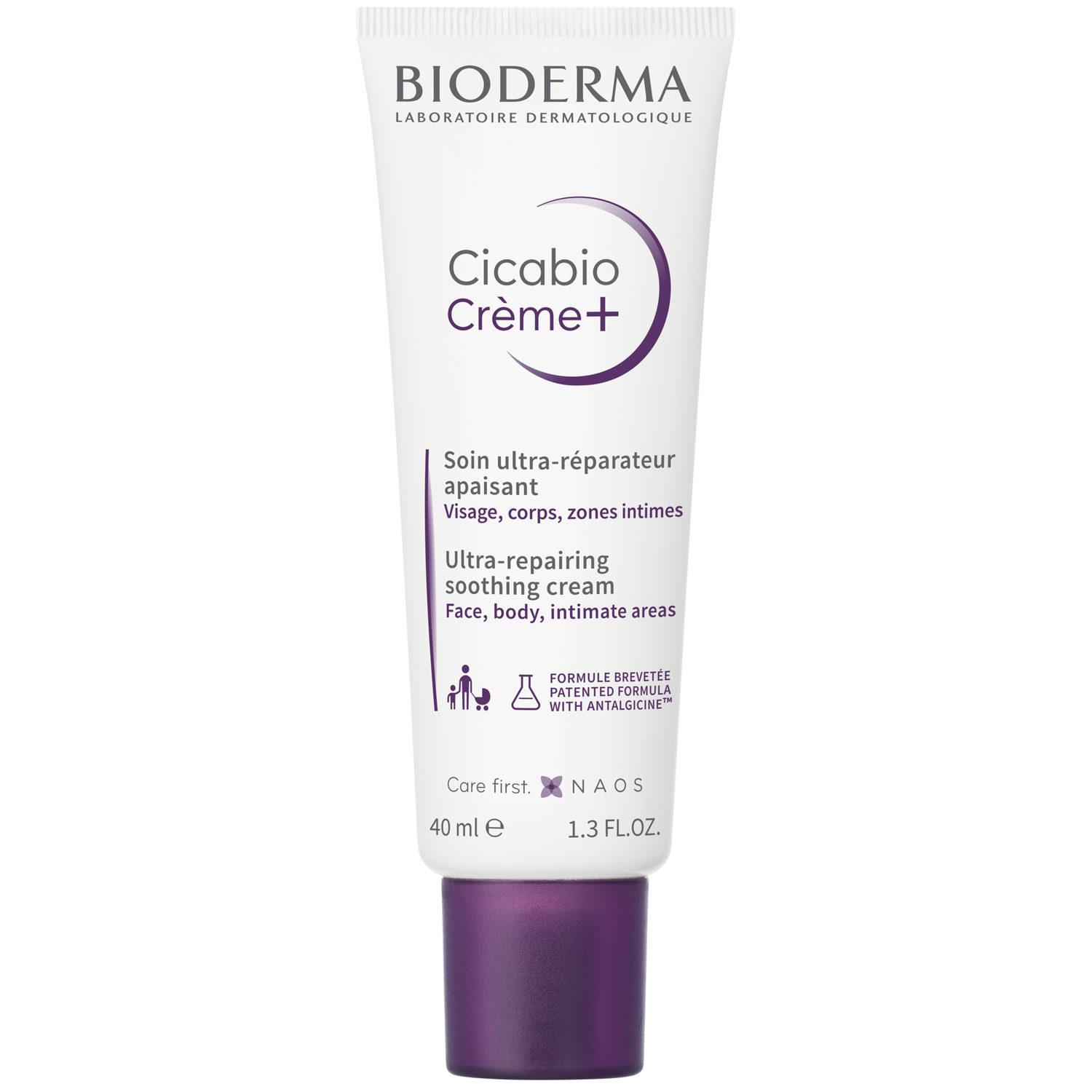 Bioderma Восстанавливающий и успокаивающий крем +, 40 мл (Bioderma, Cicabio) bioderma лосьон cicabio цикабио 40 мл